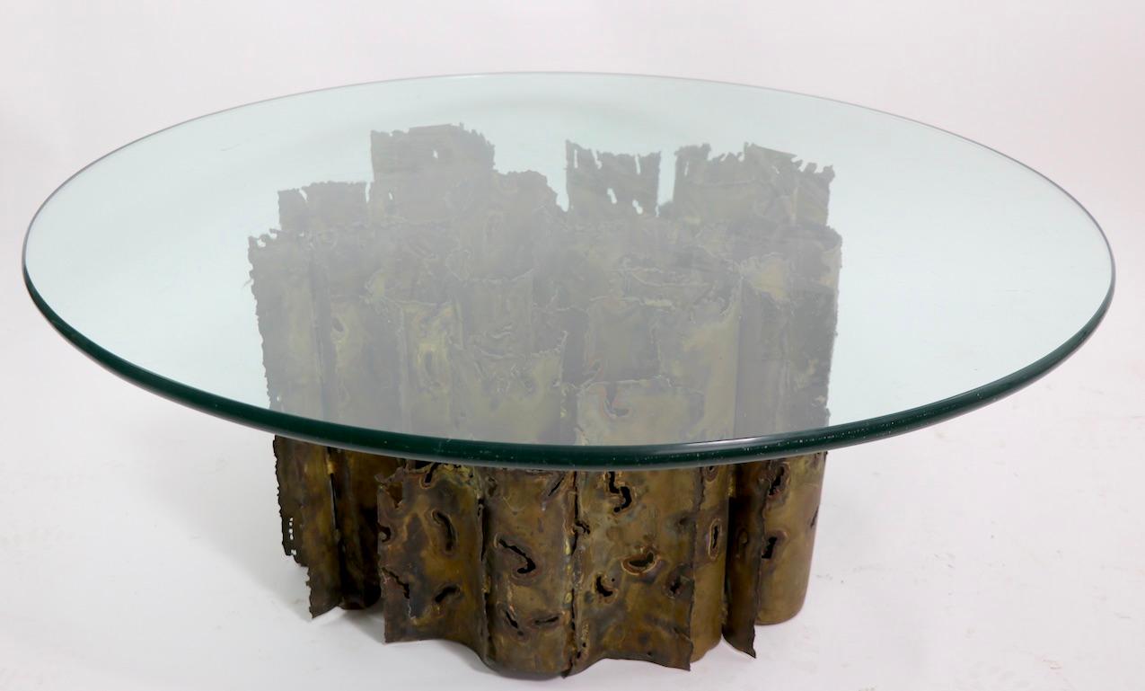 Brutalist Cathedral Coffee Table by Silas Seandel For Sale 4