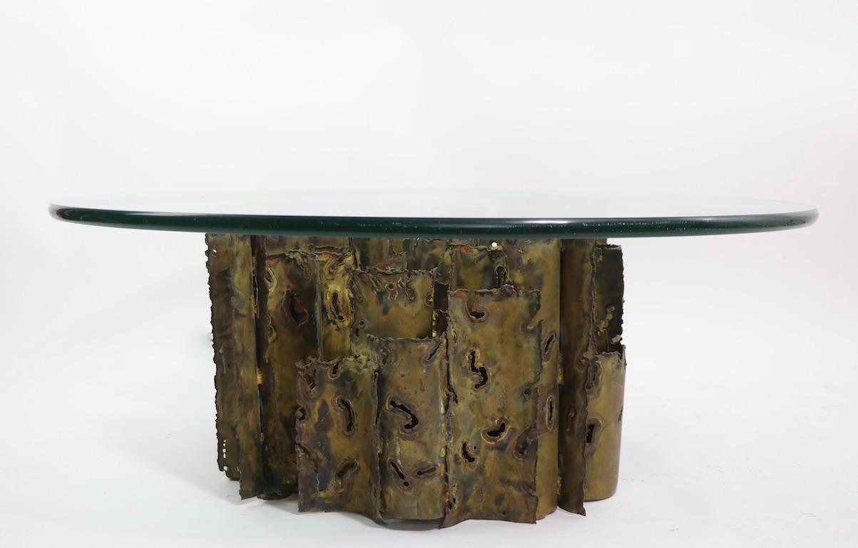 Brutalist Cathedral Coffee Table by Silas Seandel In Good Condition For Sale In New York, NY