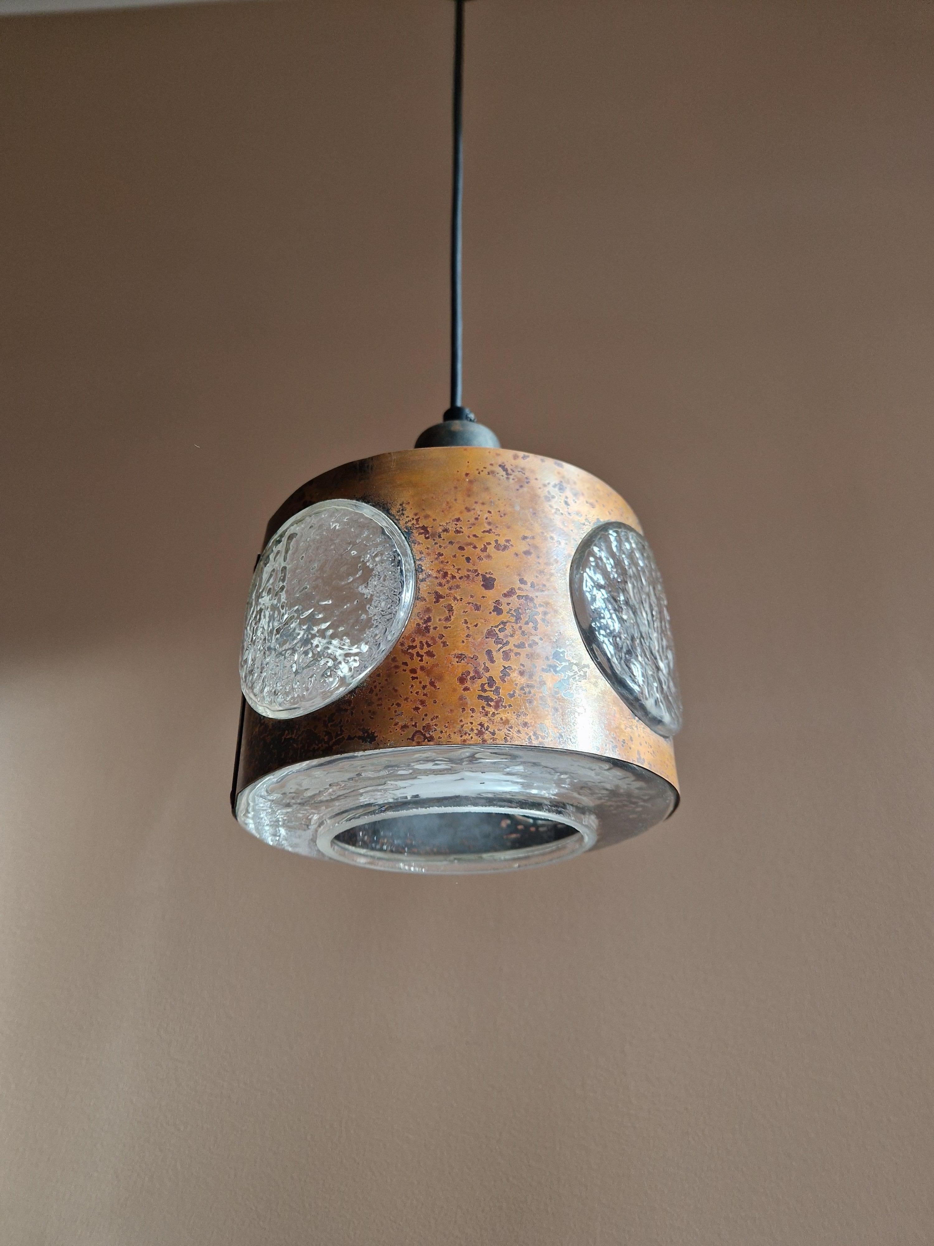 Dutch Brutalist Ceiling lamp, Nanny Still, RAAK, Amsterdam, 1970's For Sale