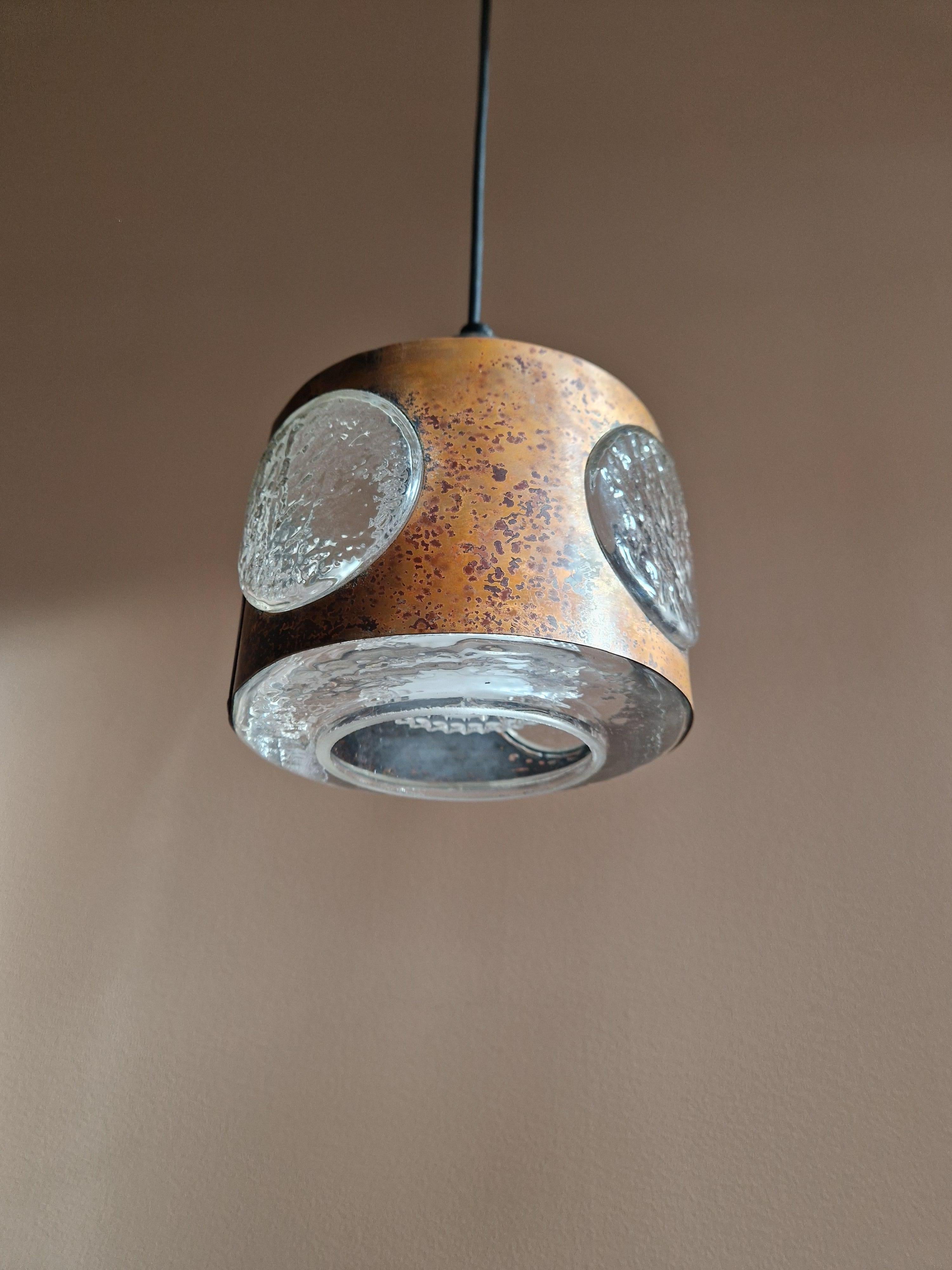 Brutalist Ceiling lamp, Nanny Still, RAAK, Amsterdam, 1970's In Good Condition For Sale In Stockholm, SE
