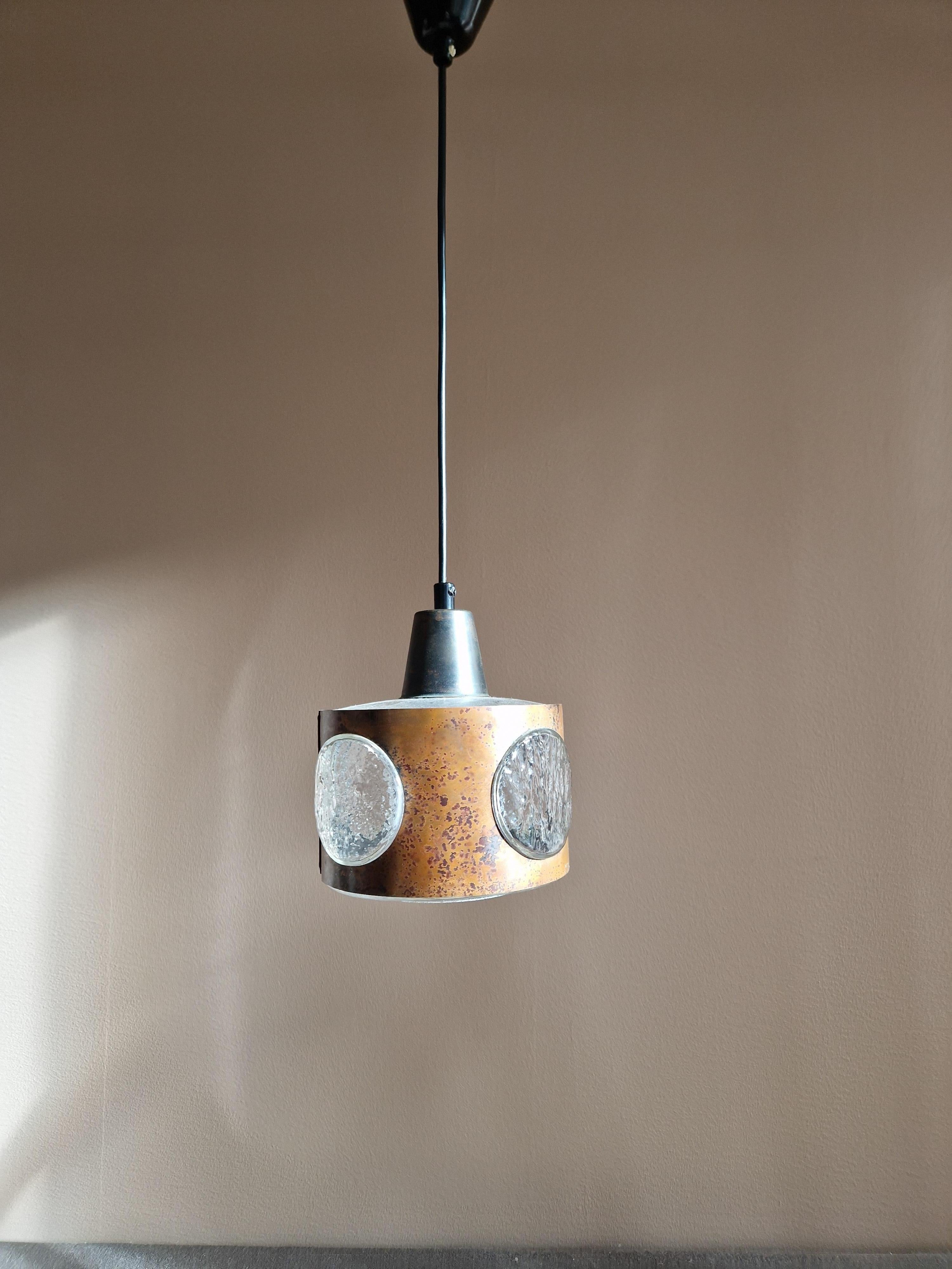 Late 20th Century Brutalist Ceiling lamp, Nanny Still, RAAK, Amsterdam, 1970's For Sale