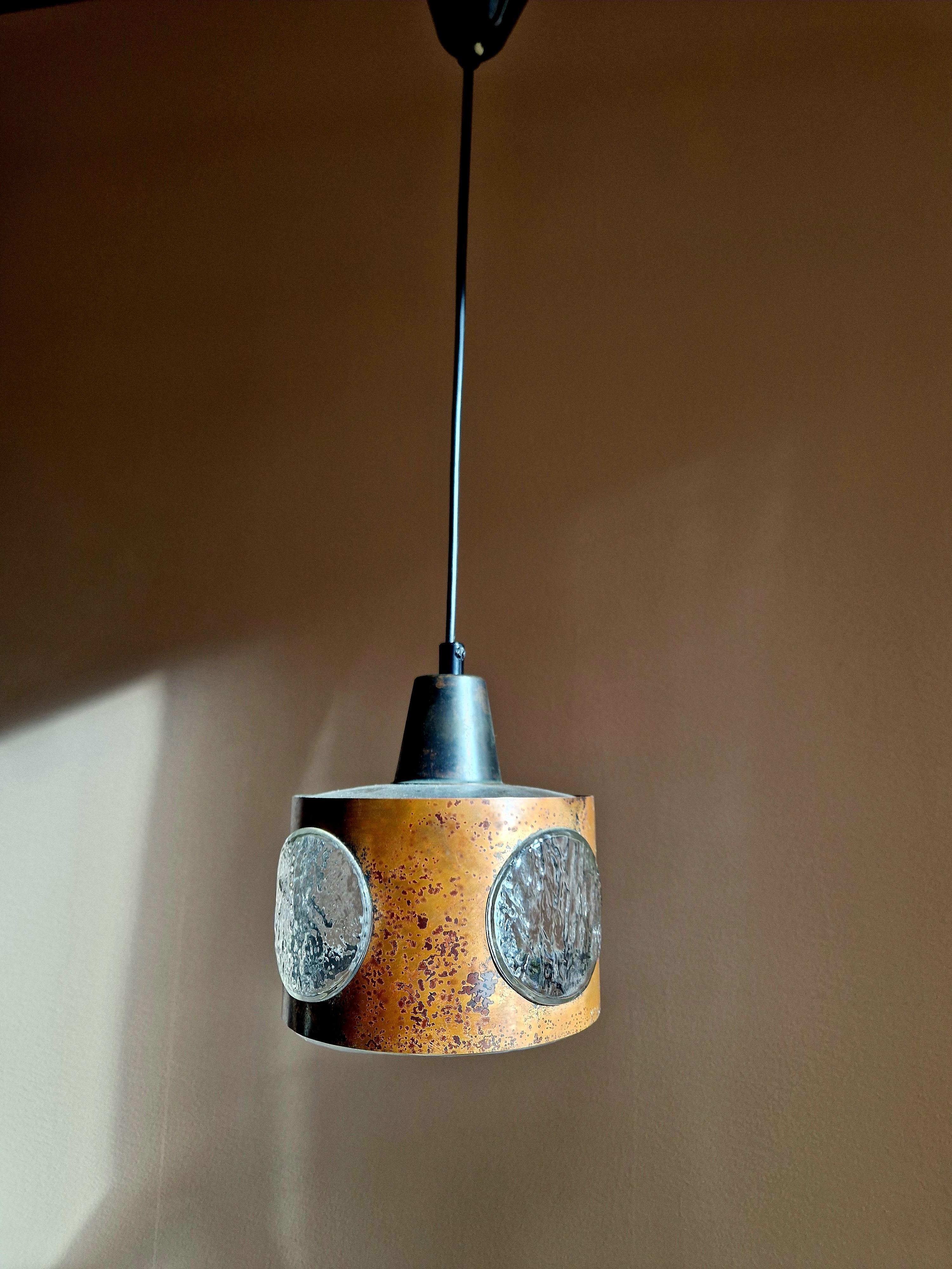 Brutalist Ceiling lamp, Nanny Still, RAAK, Amsterdam, 1970's For Sale 1