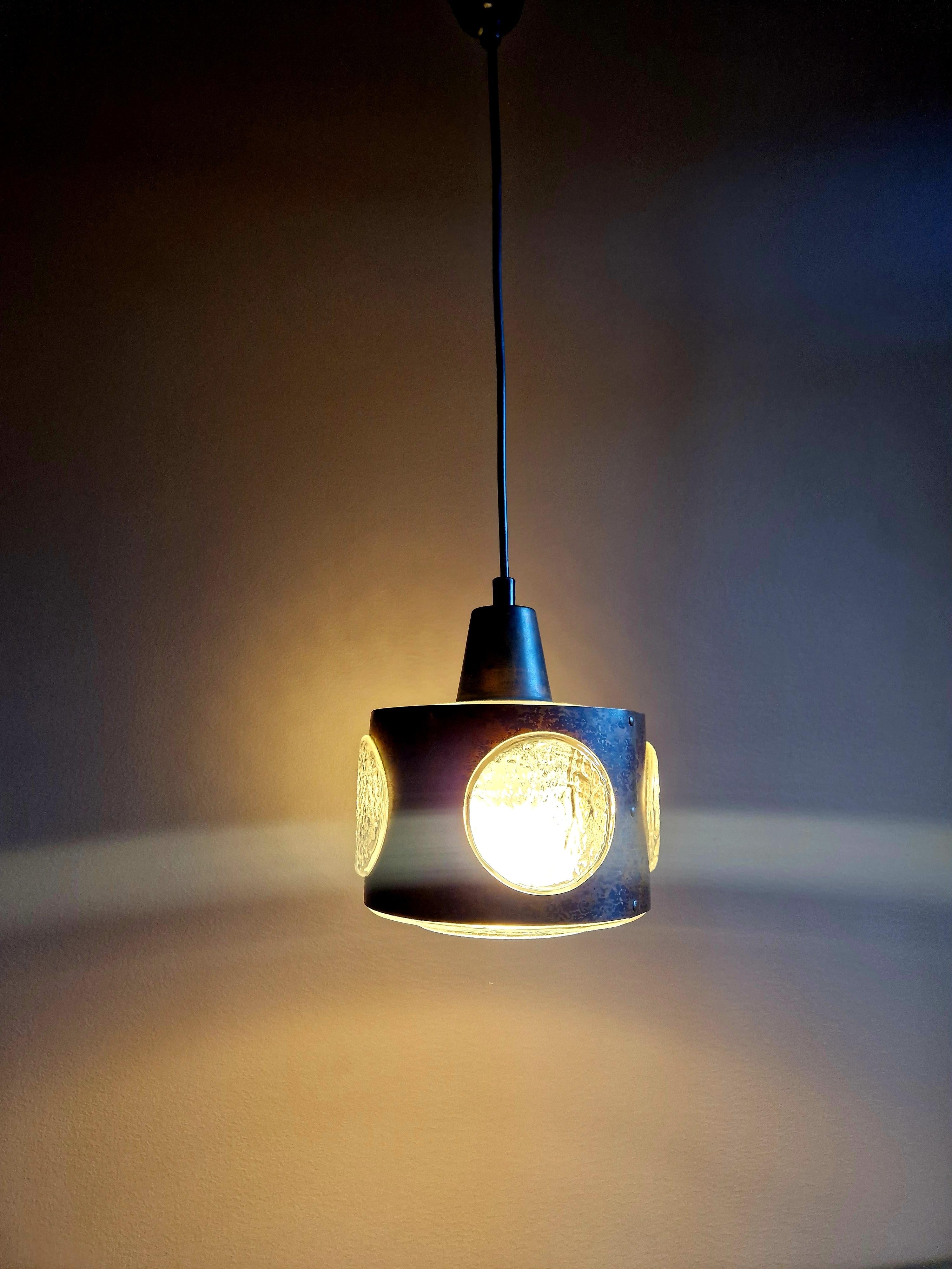 Brutalist Ceiling lamp, Nanny Still, RAAK, Amsterdam, 1970's For Sale 2