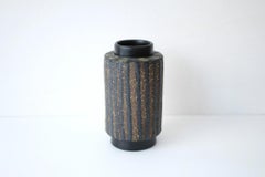 Brutalist ceramic art vase 'Ringo'  by Mari Simmulson for Upsala Ekeby, Sweden