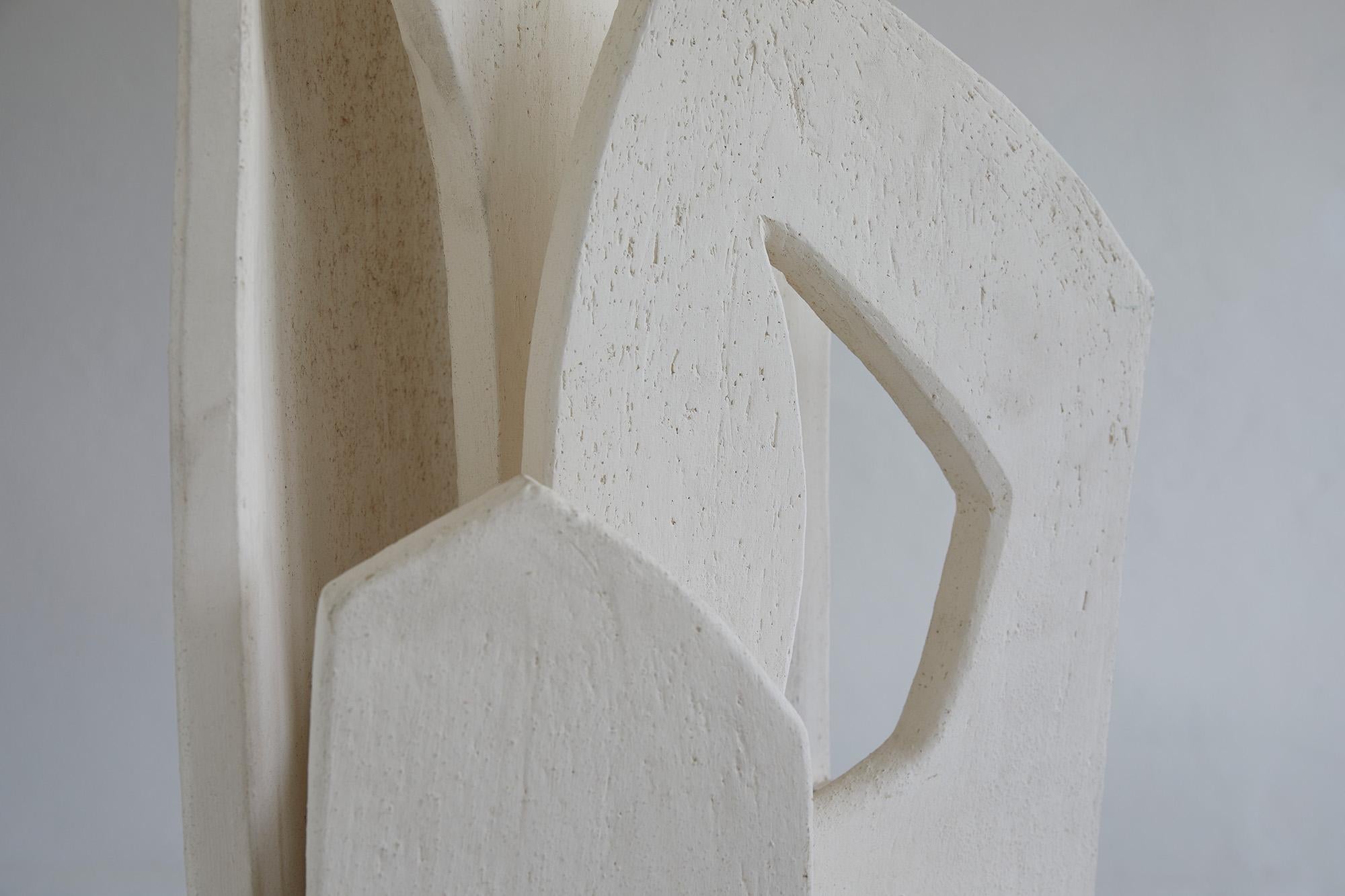 Brutalist ceramic lighting sculpture, France 1970-1980 For Sale 4