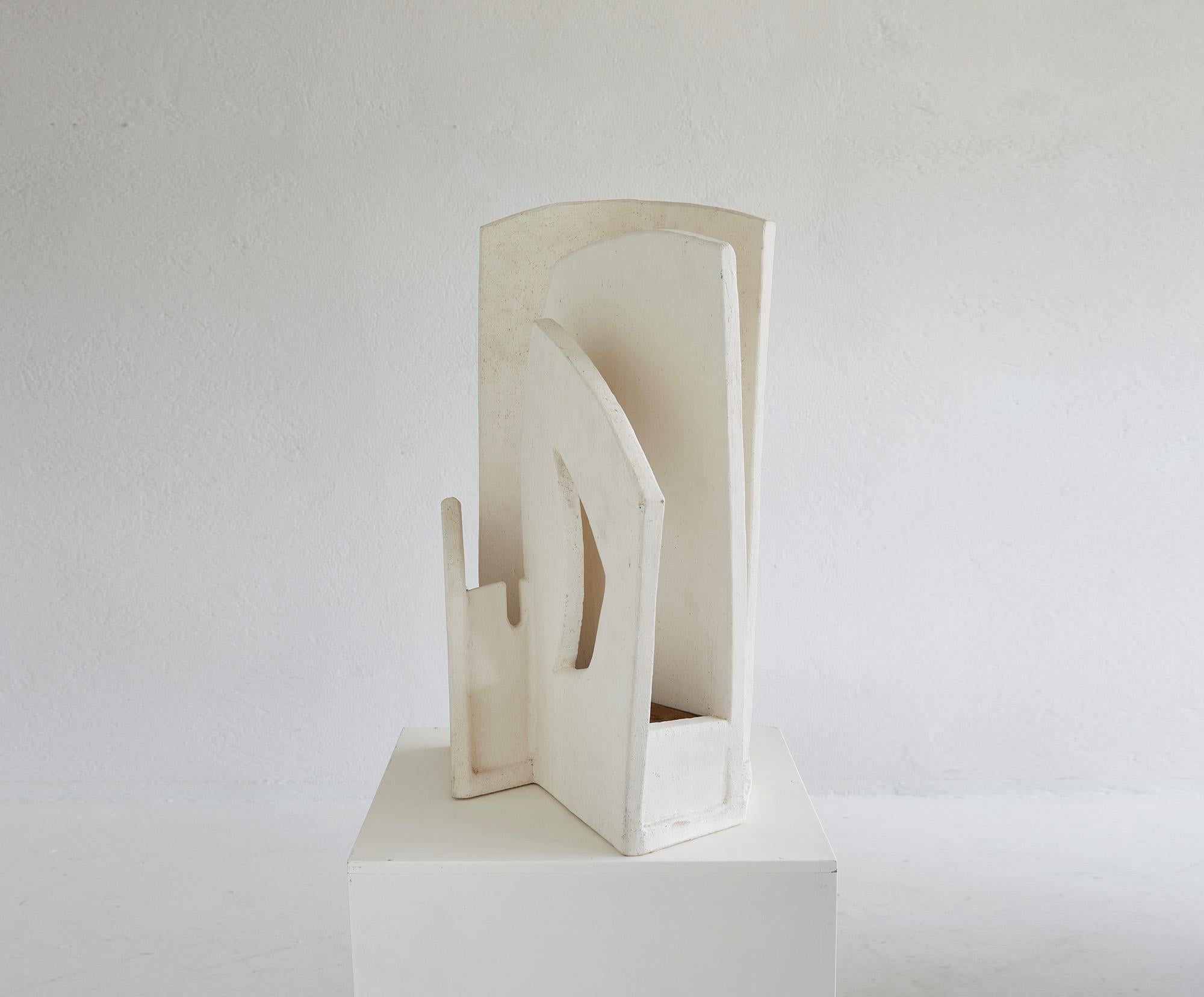 Ceramic Brutalist ceramic lighting sculpture, France 1970-1980 For Sale