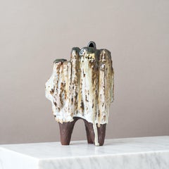 Brutalist Ceramic Vase by Helmut Friedrich Schäffenacker. Germany, 1960s