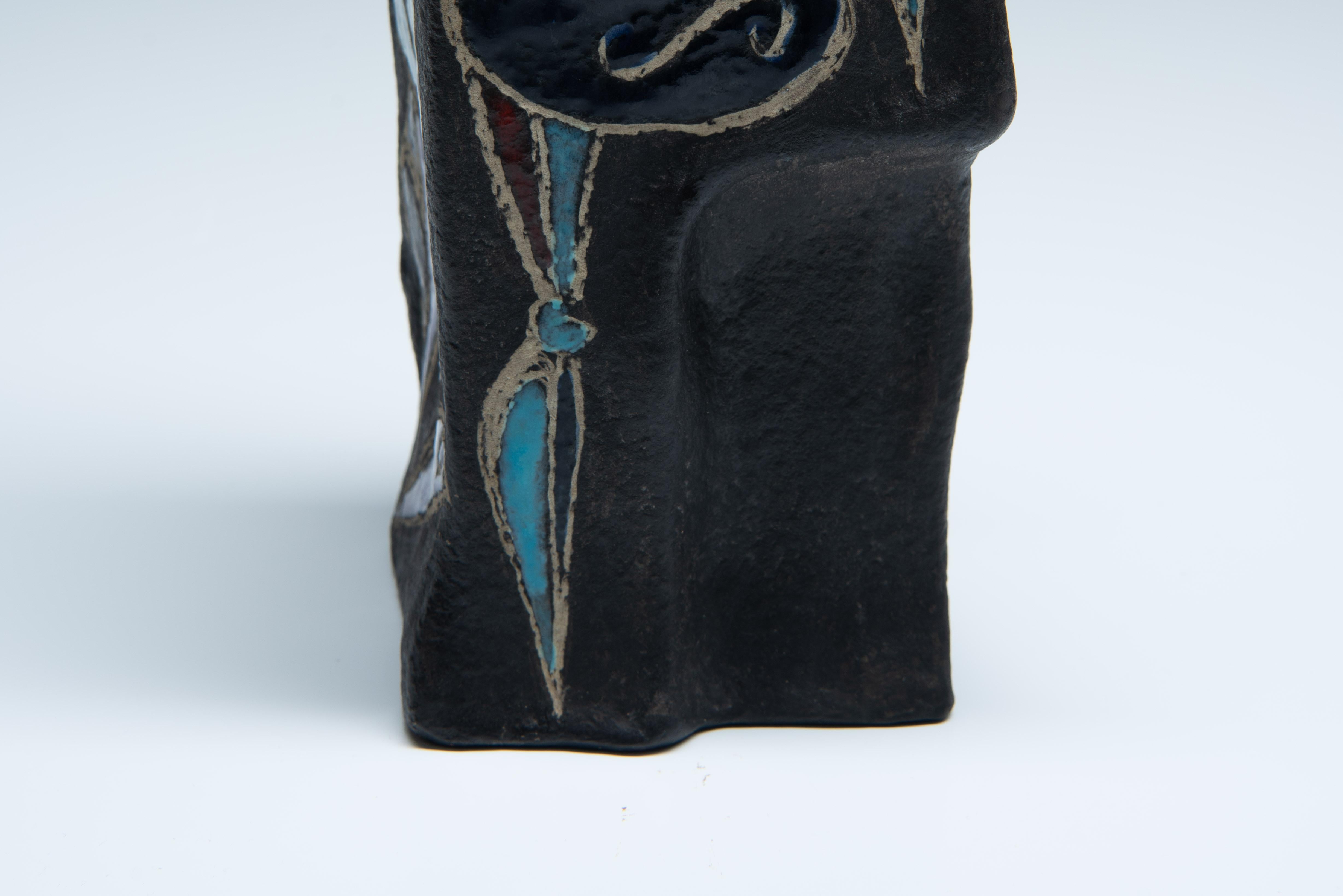 Brutalist Ceramic Vase - Marcello Fantoni 4