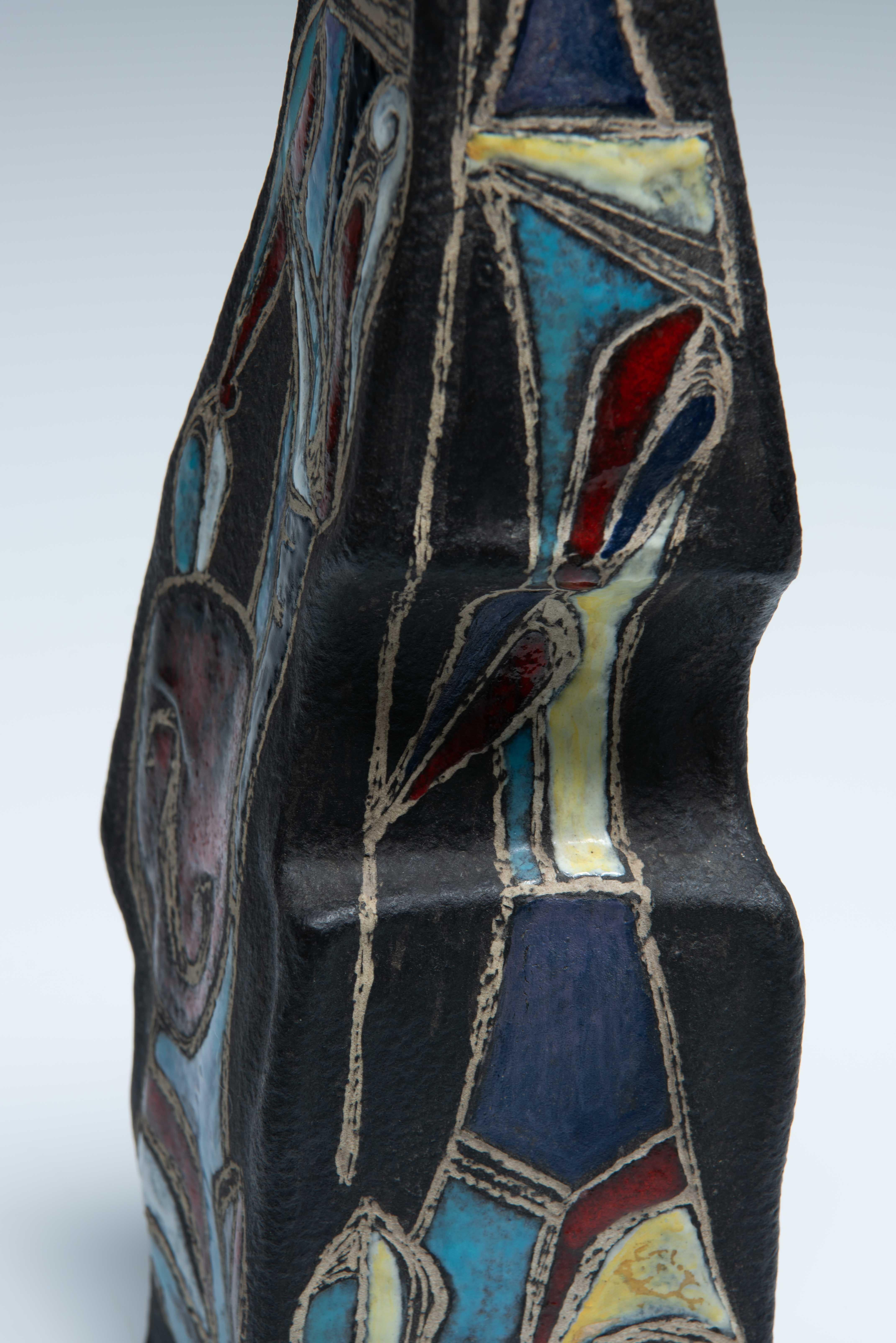 20th Century Brutalist Ceramic Vase - Marcello Fantoni