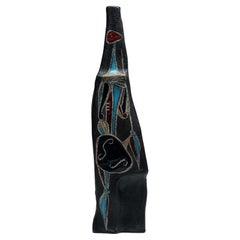 Brutalist Ceramic Vase - Marcello Fantoni