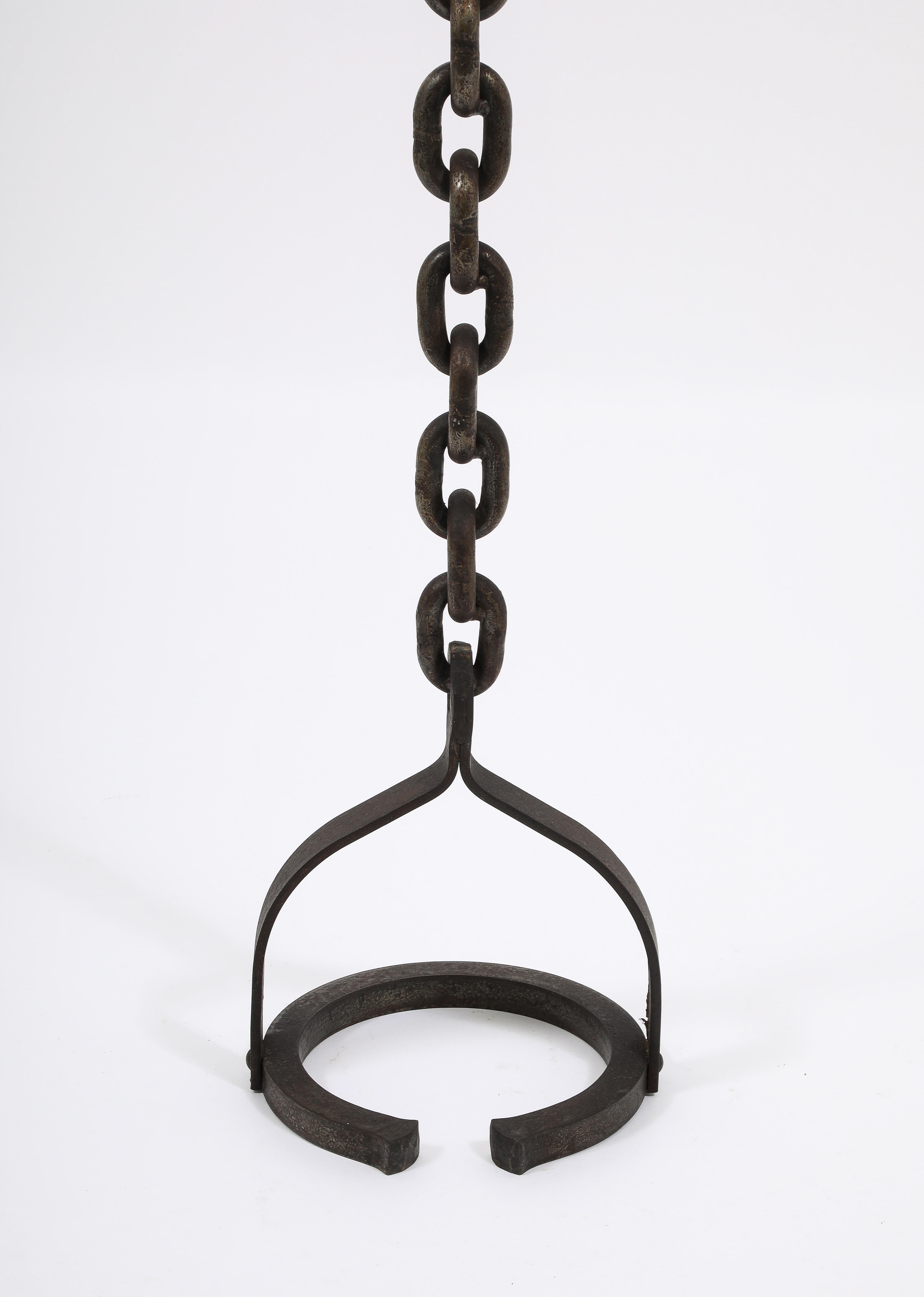20ième siècle Lampadaire brutaliste, France, années 1950 en vente