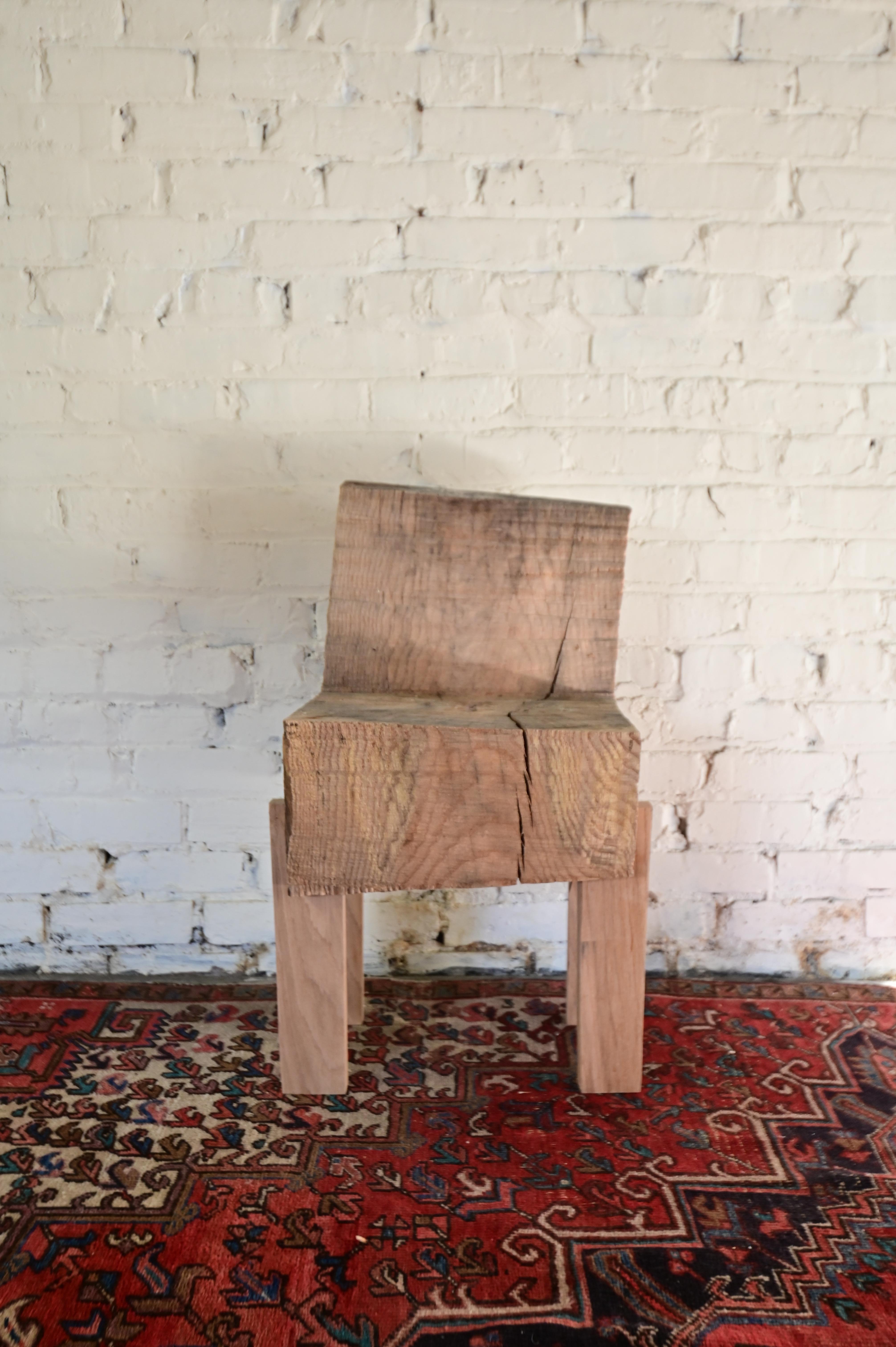 Brutalist Chainsawed Chair In New Condition For Sale In Richmond, VA
