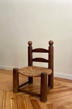 Sedia brutalista di Charles Dudouyt