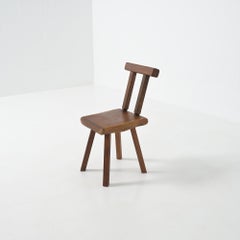 Brutalistischer Stuhl von Mobichalet