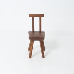 Brutalistischer Stuhl von Mobichalet