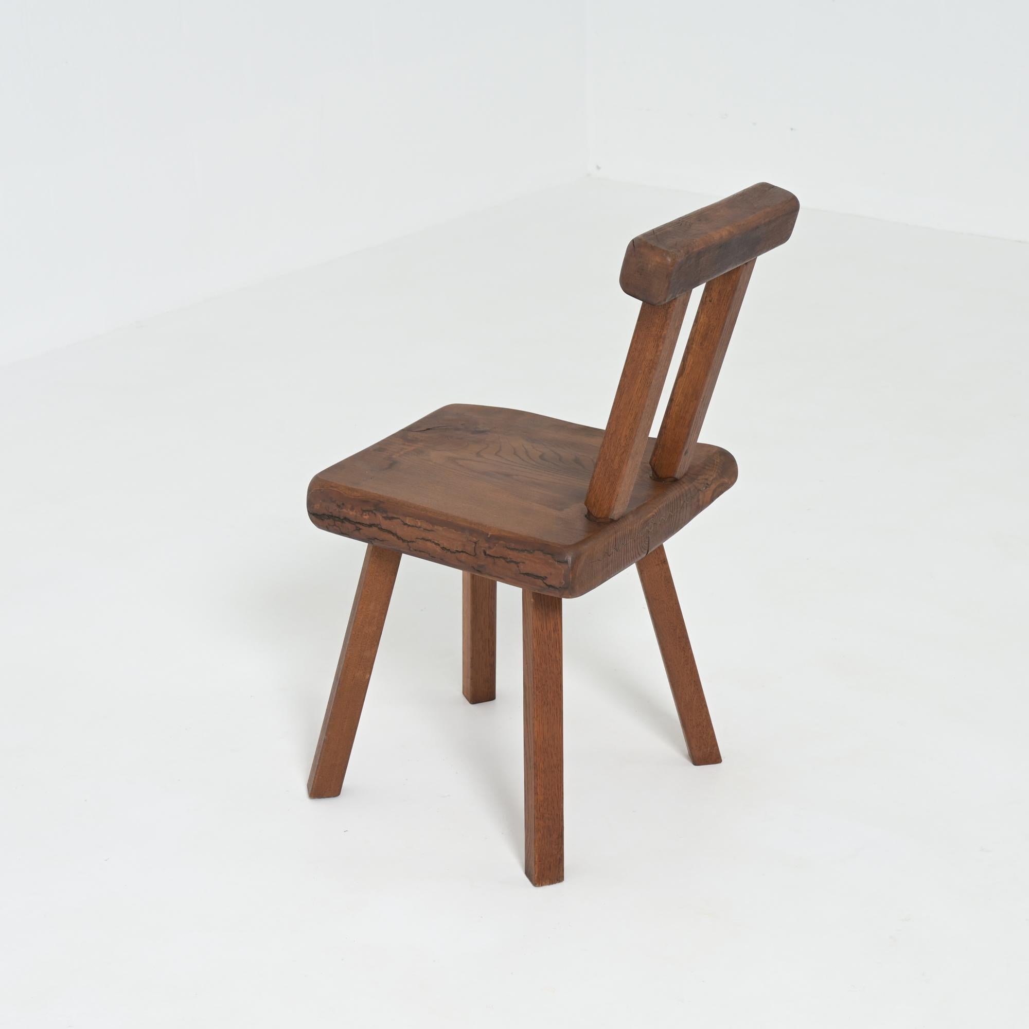 Brutalist Chair by Mobichalet im Zustand „Gut“ im Angebot in Vlimmeren, BE