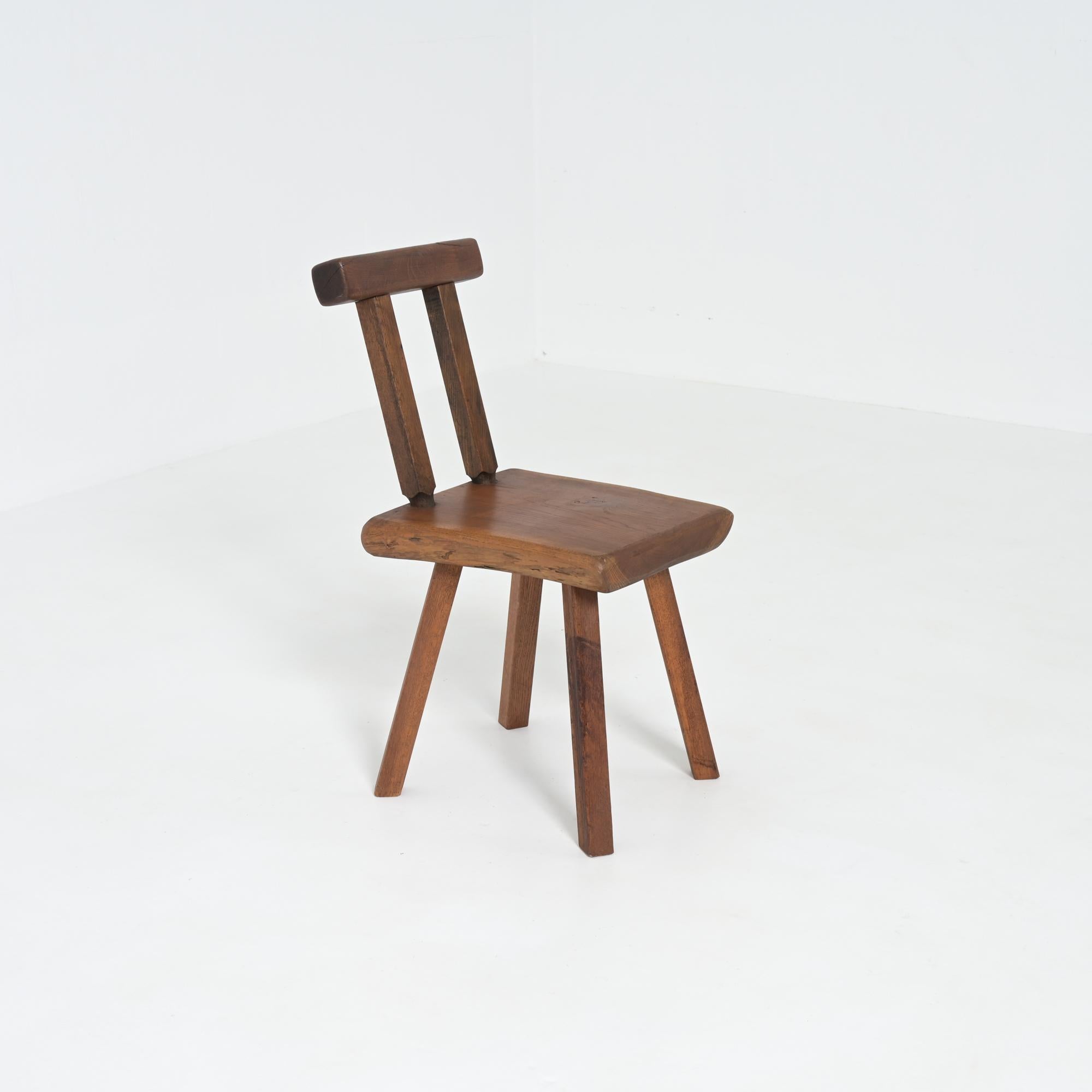 Brutalist Chair by Mobichalet (Mitte des 20. Jahrhunderts) im Angebot