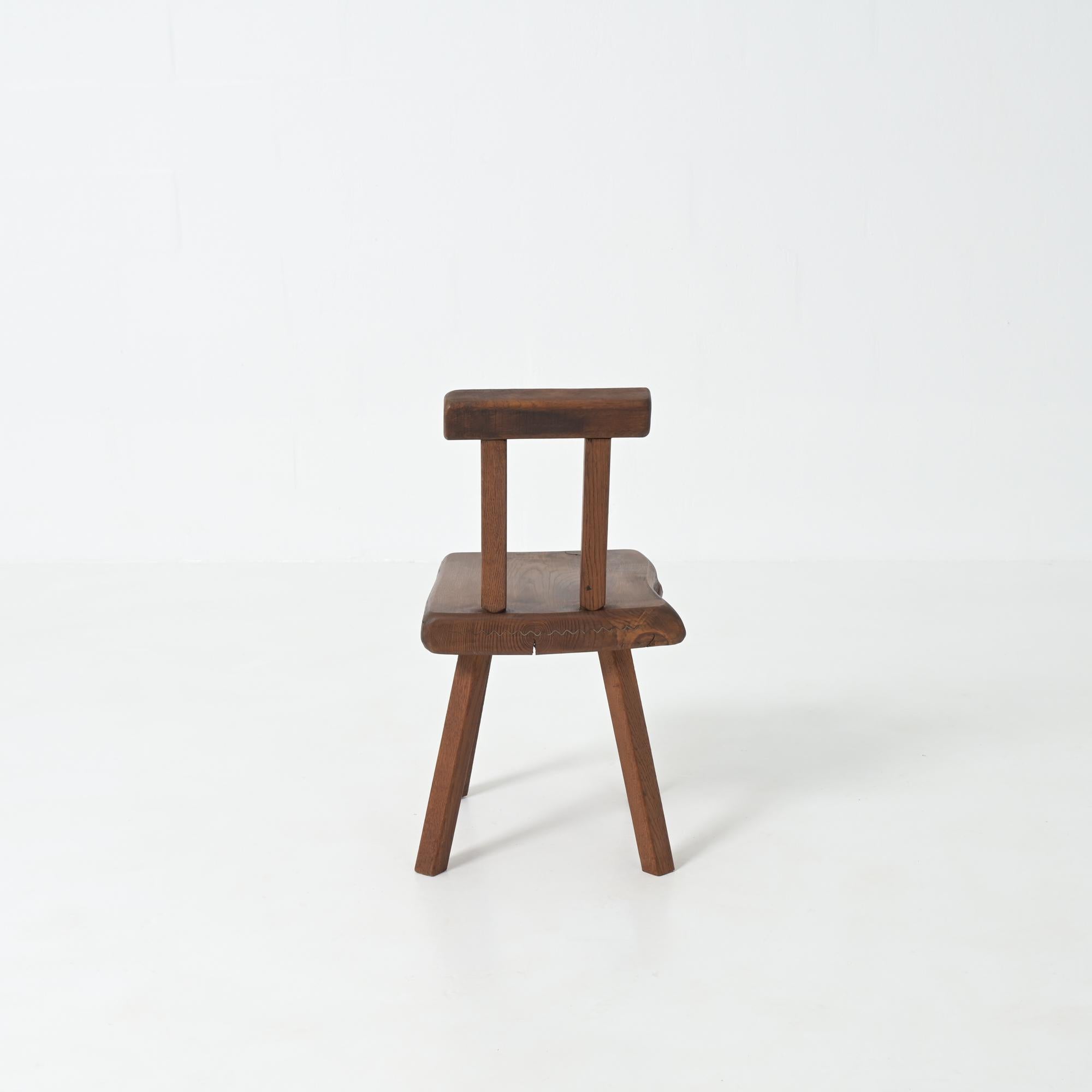 Brutalist Chair by Mobichalet (Mitte des 20. Jahrhunderts) im Angebot