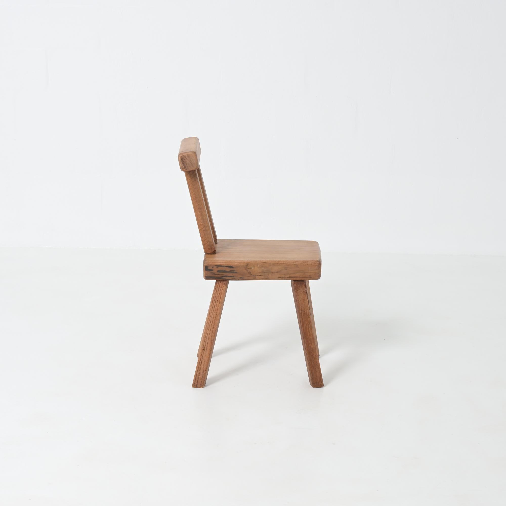 Quercia Brutalist Chair by Mobichalet in vendita