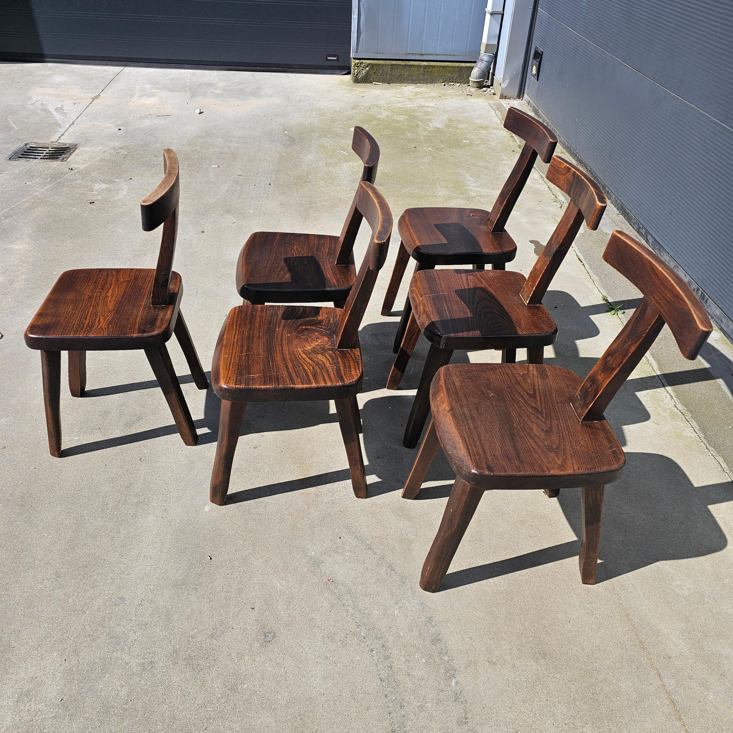 Mid-20th Century Brutalist Chairs from Olavi Hanninnen, Finland, 1960 For Sale