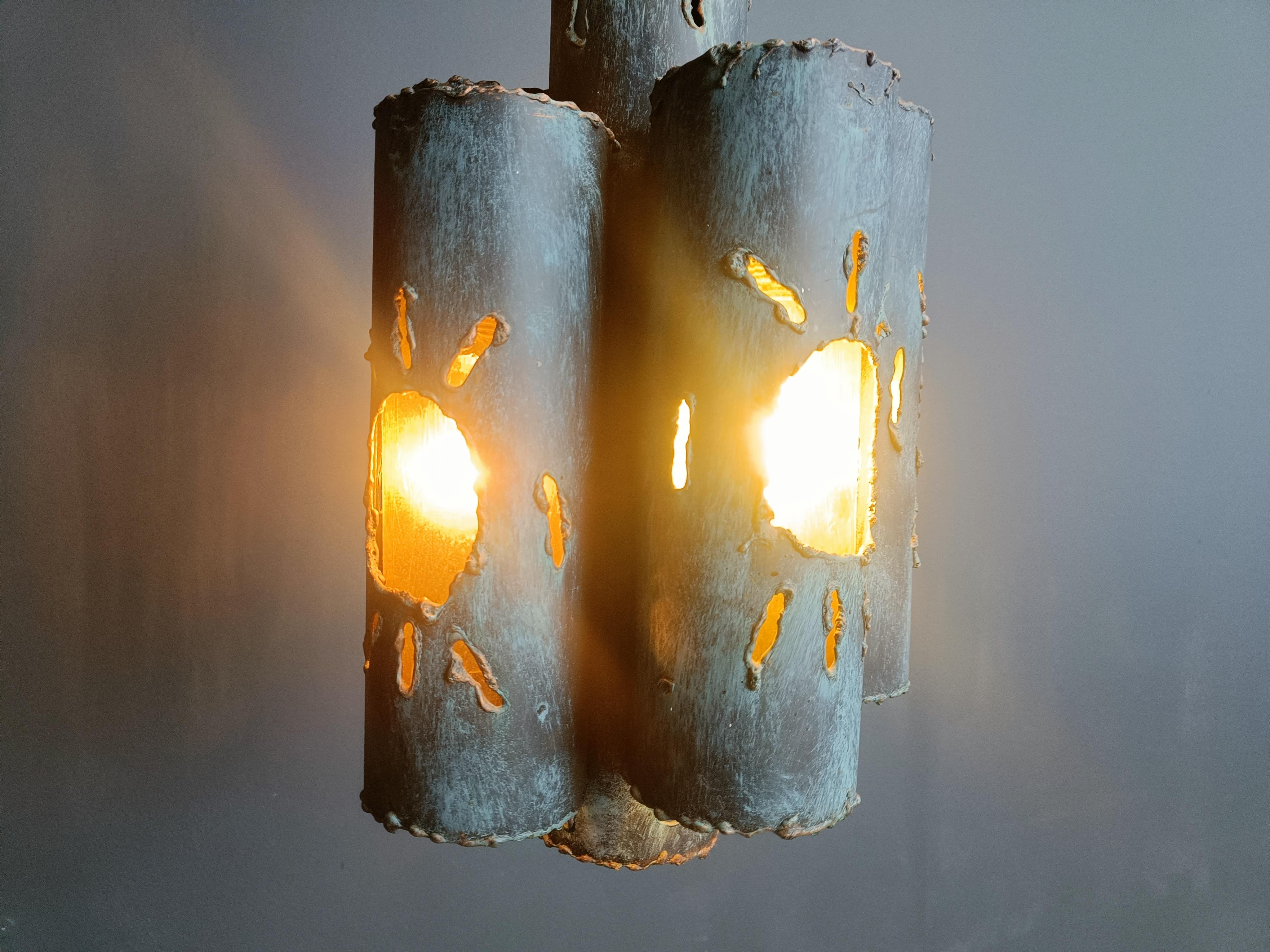 Italian Brutalist chandelier, 1960s