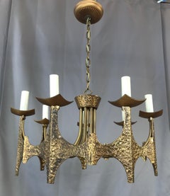 Brutalist Chandelier by Moe Lighting
