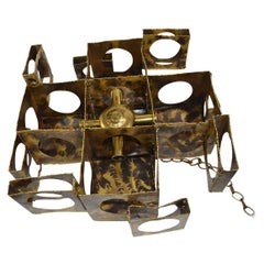 Brutalist Chandelier by Tom Greene