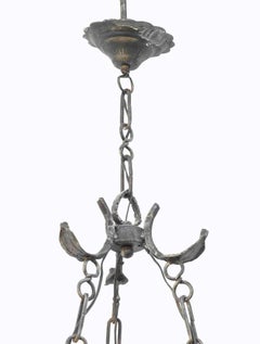 Brutalist Chandelier in Murano Glass by Tom Ahlstrom, Hans Erlich, Sweden 1970s