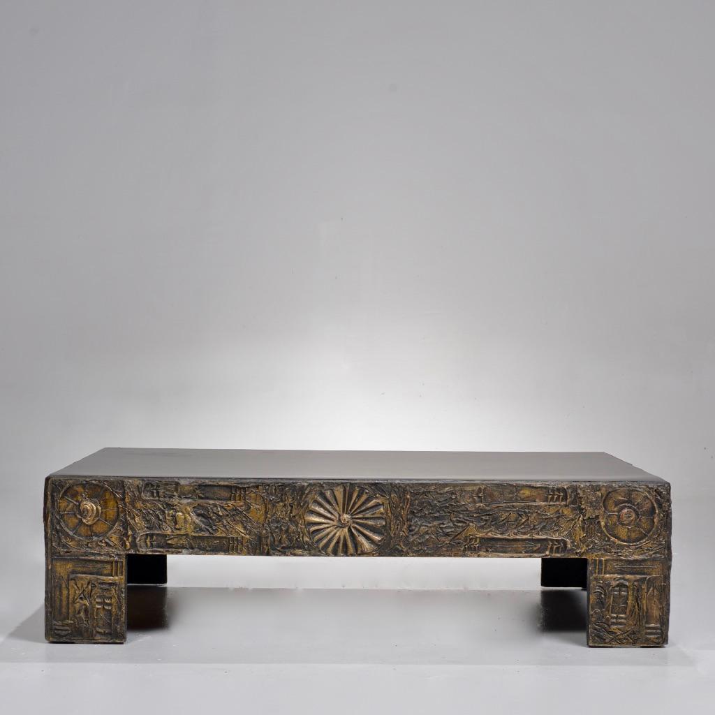 Brutalist Coffee Table by Adrian Pearsall 5