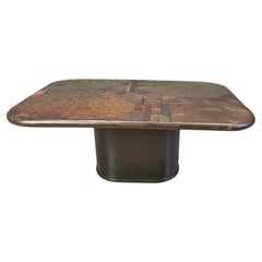 Tavolino brutalista di C. Kneip, 1991