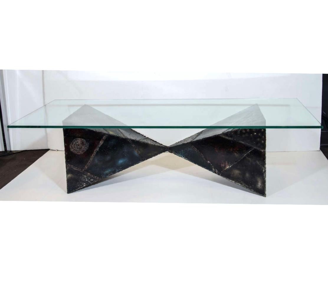 Brutalist Coffee Table by Paul Evans, Signed and Dated C. 1968 4