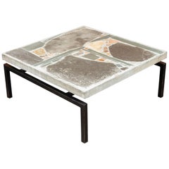 Brutalist Coffee Table by Paul Kingma, 1960s