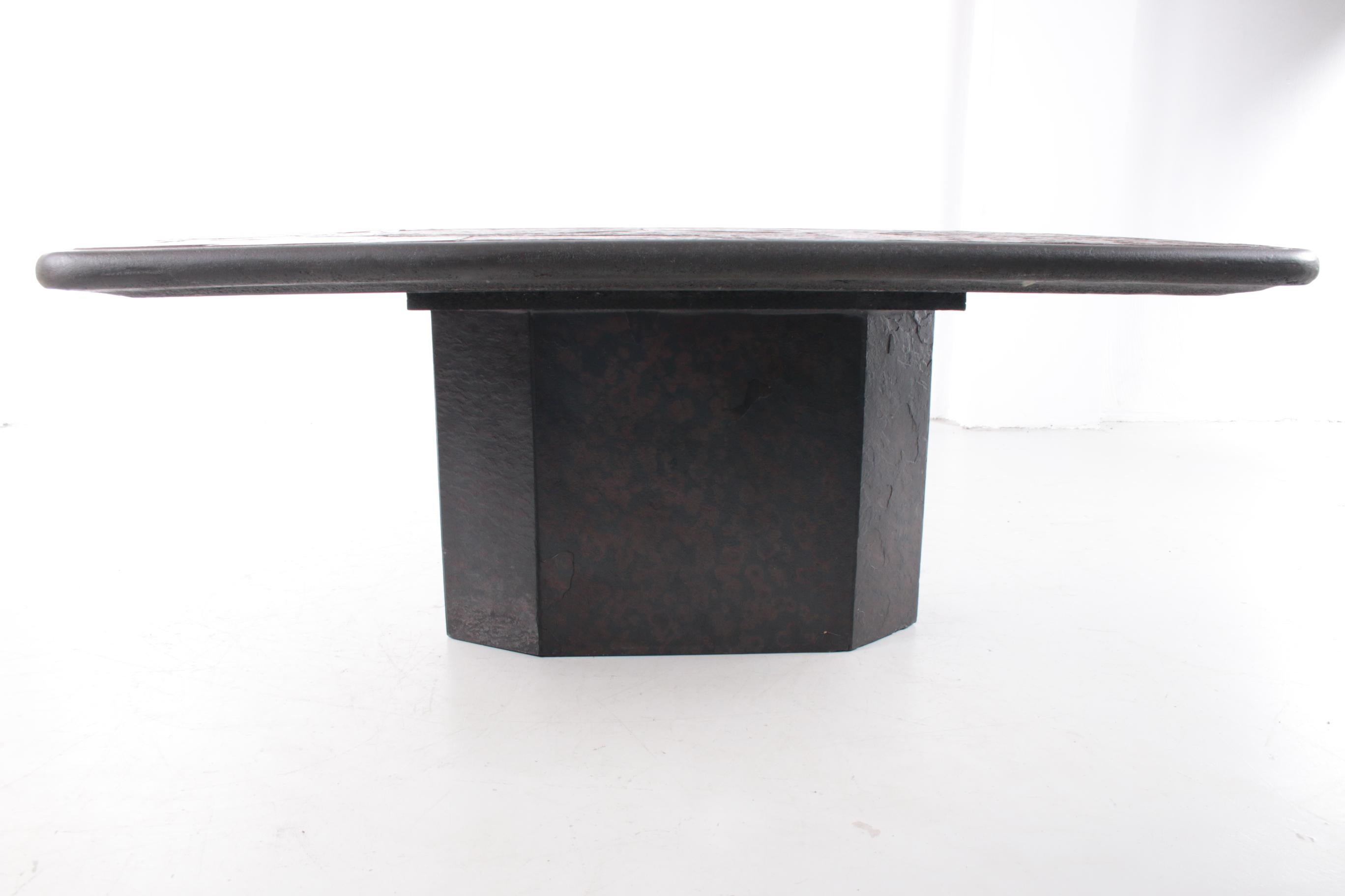 Late 20th Century Brutalist Coffee Table by Paul Kingma, 1980s