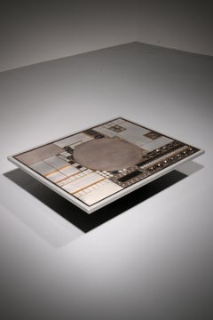 Table basse brutaliste de Raf Verjans