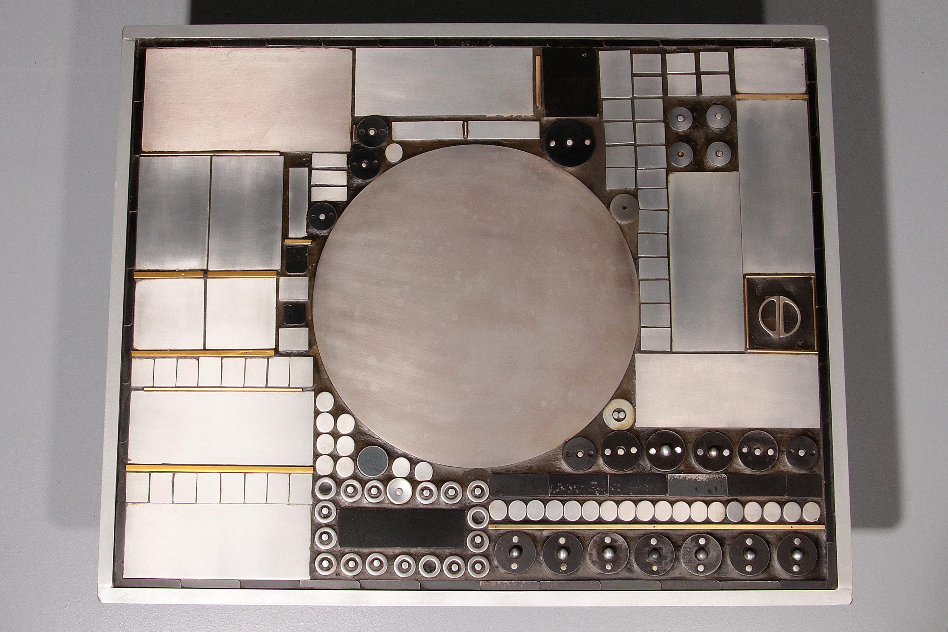 Brutalist coffee table by Raf Verjans In Good Condition For Sale In Oirlo, LI