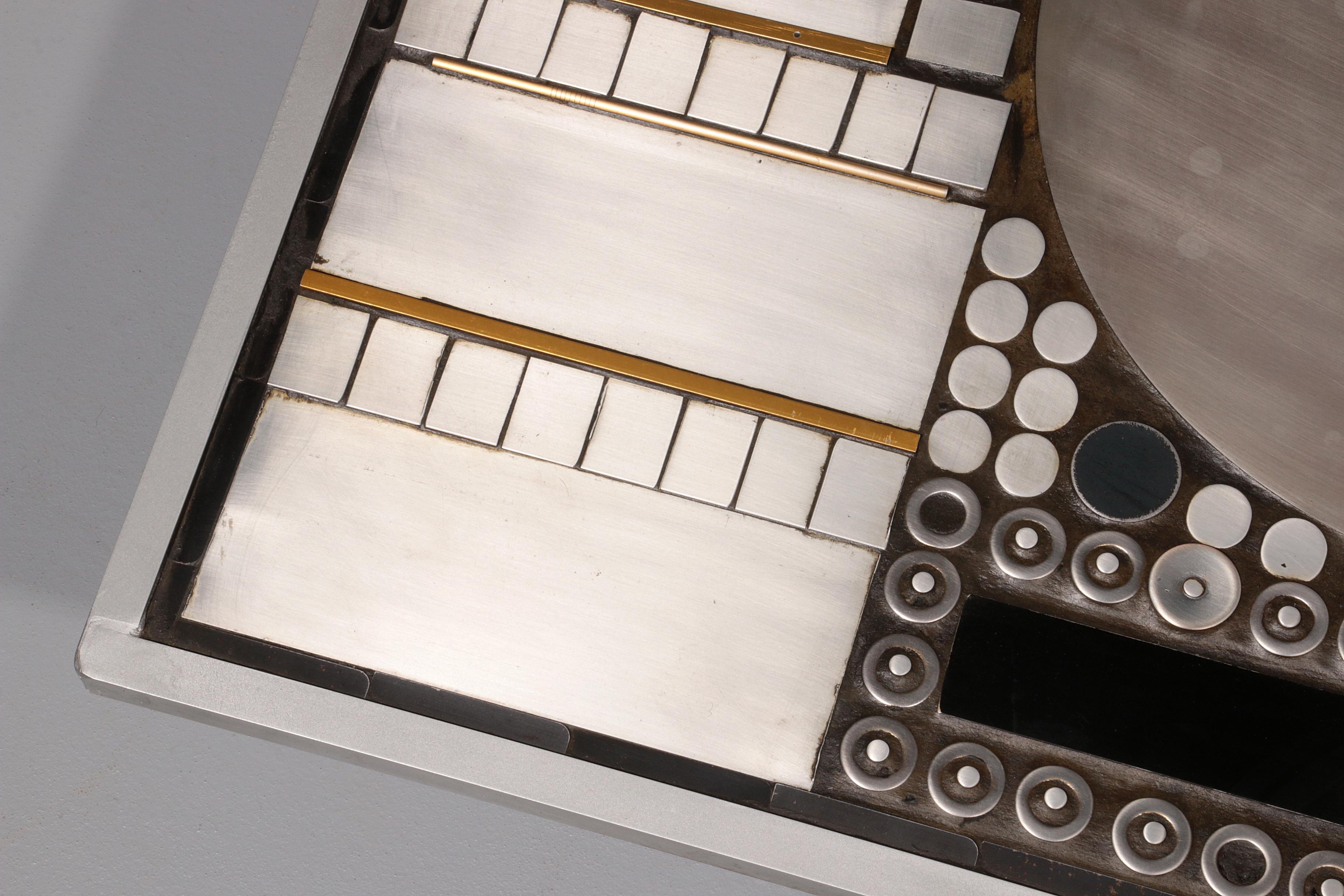 Late 20th Century Brutalist coffee table by Raf Verjans For Sale