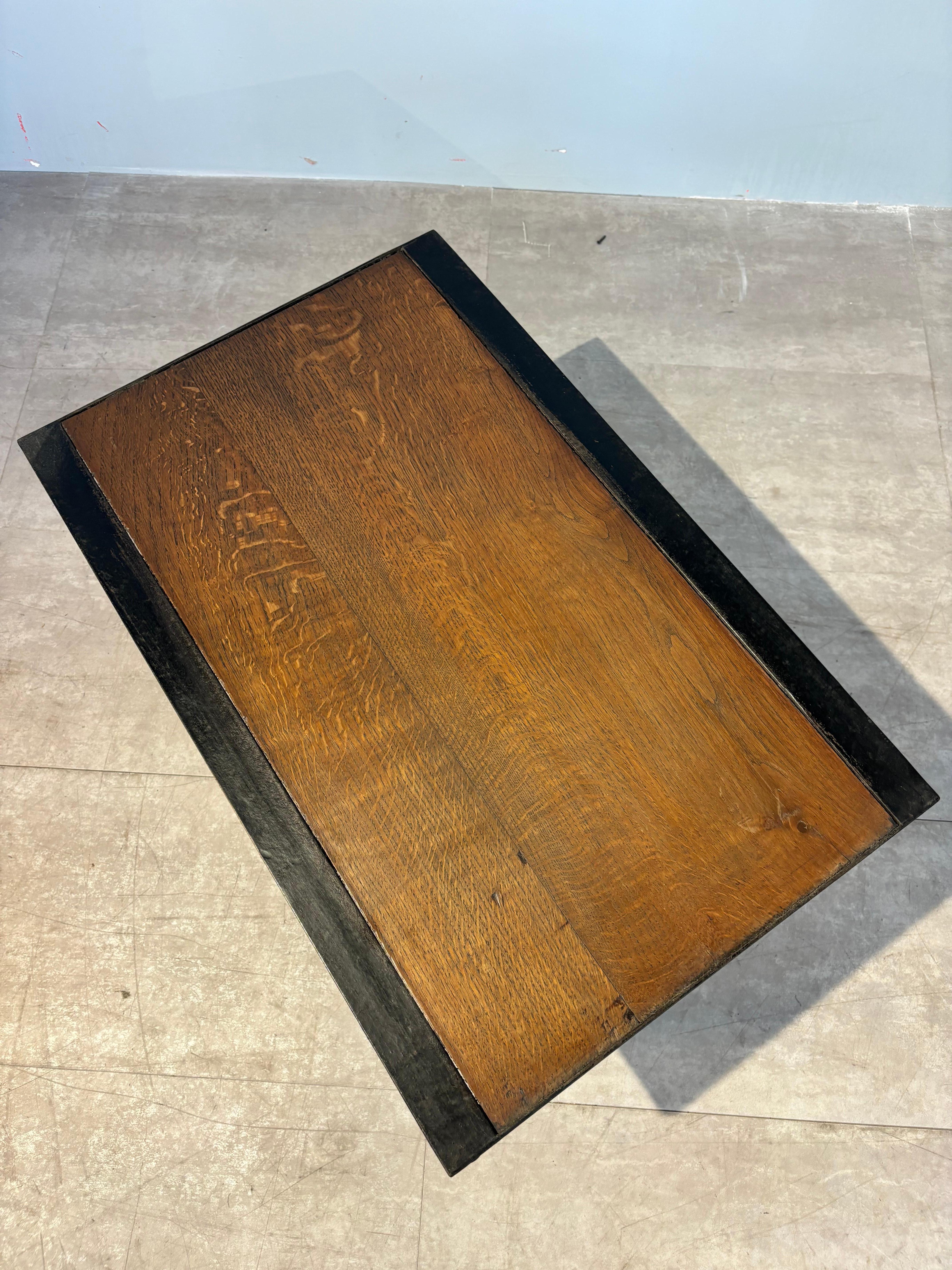 Brutalist coffee table circa 1960 For Sale 9