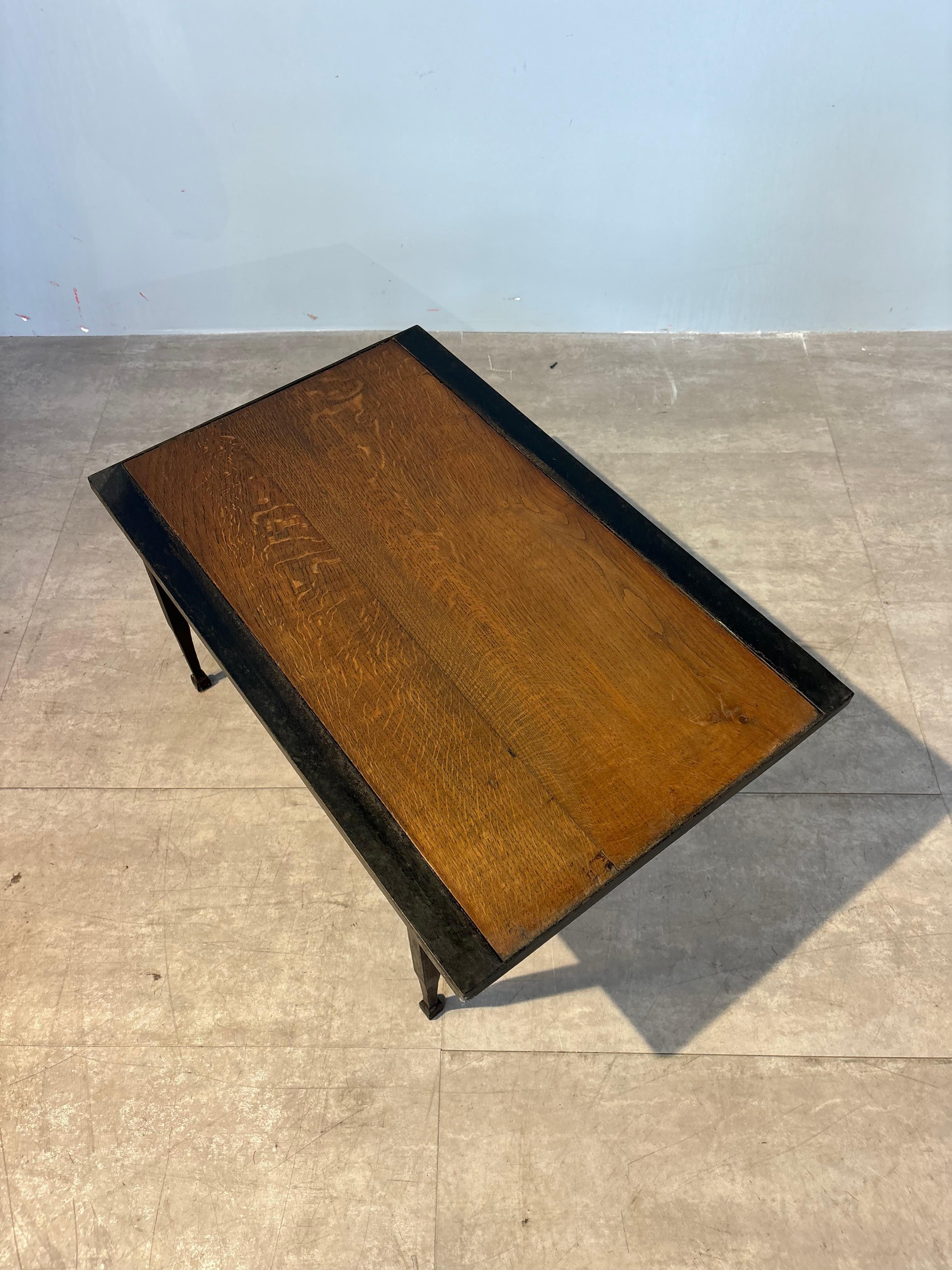 Brutalist coffee table circa 1960 For Sale 10