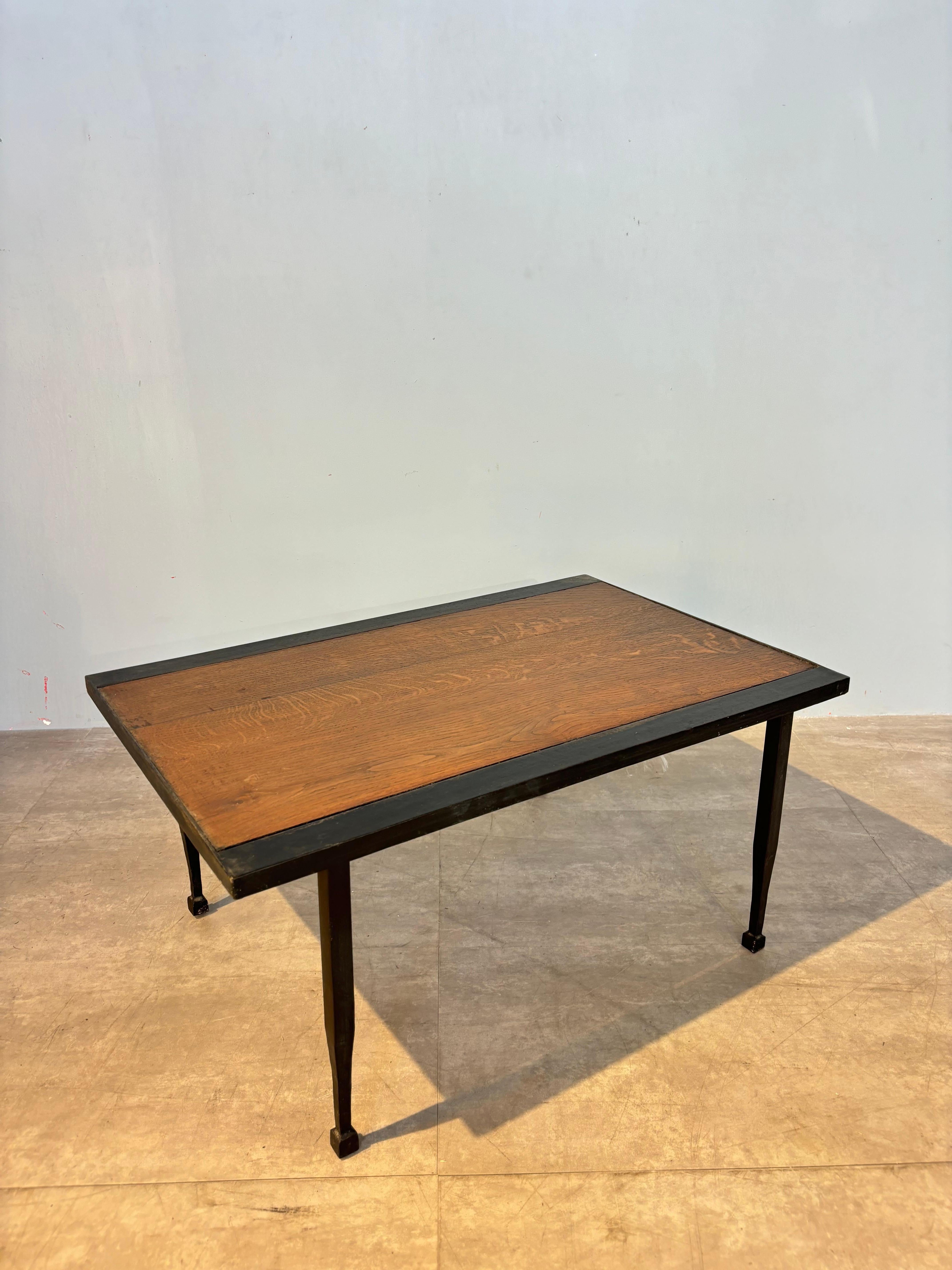 Mid-Century Modern Brutalist coffee table circa 1960 For Sale