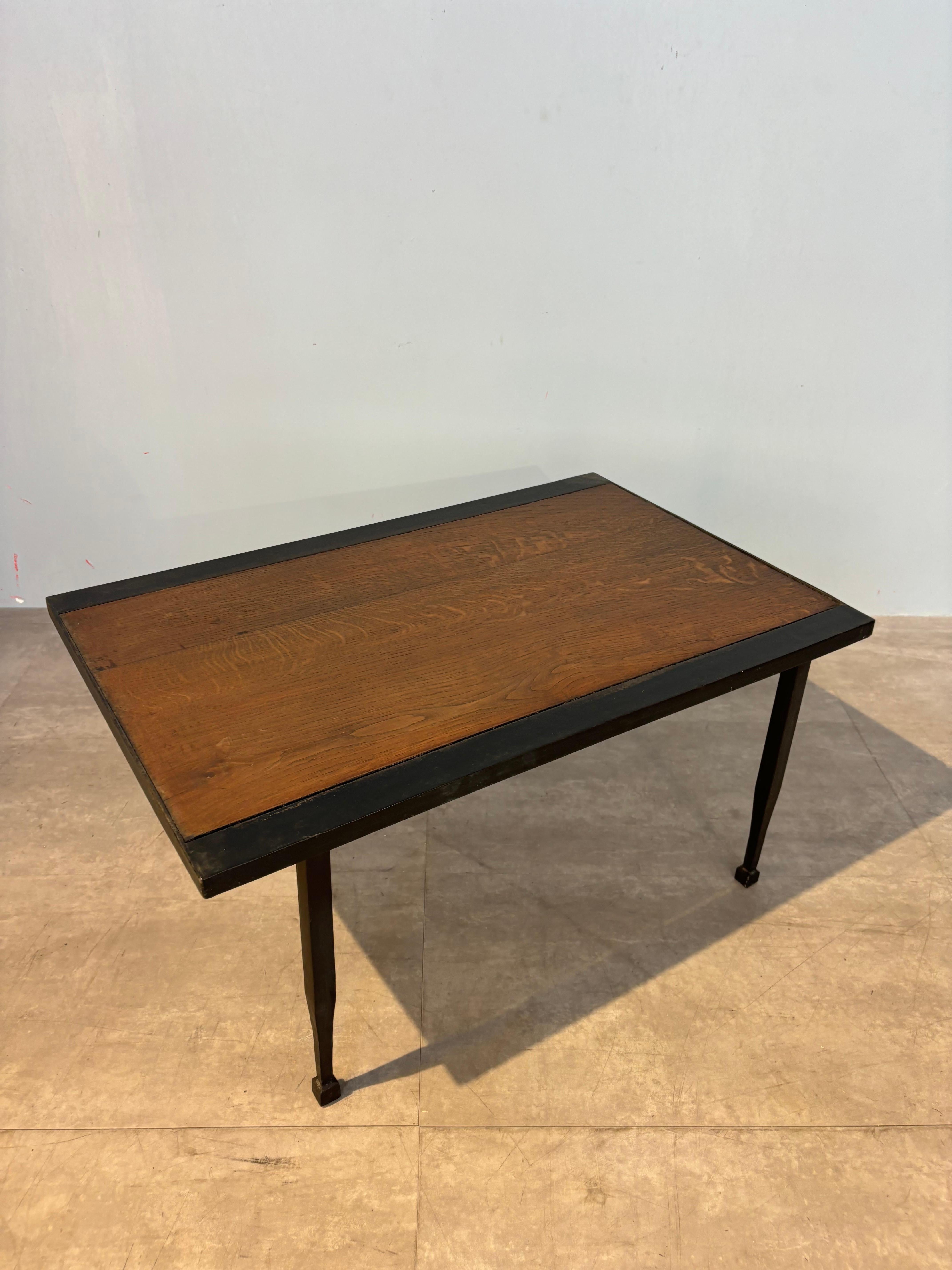 Brutalist coffee table circa 1960 For Sale 1