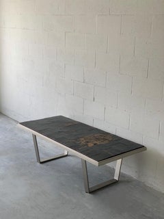 Brutalistischer Couchtisch aus der Jahrhundertmitte