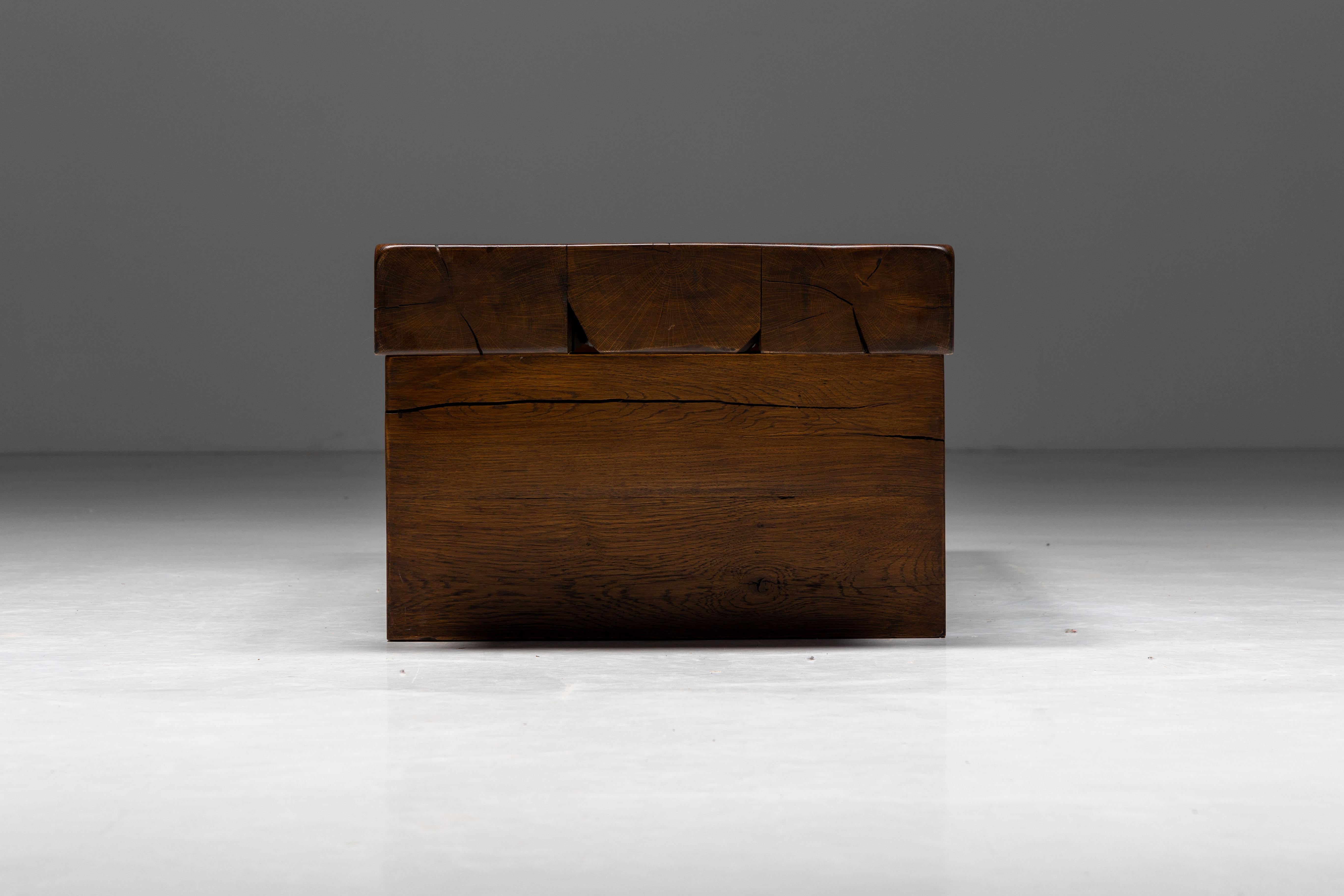Brutalist Coffee Table, France, 1940s In Excellent Condition For Sale In Antwerp, BE