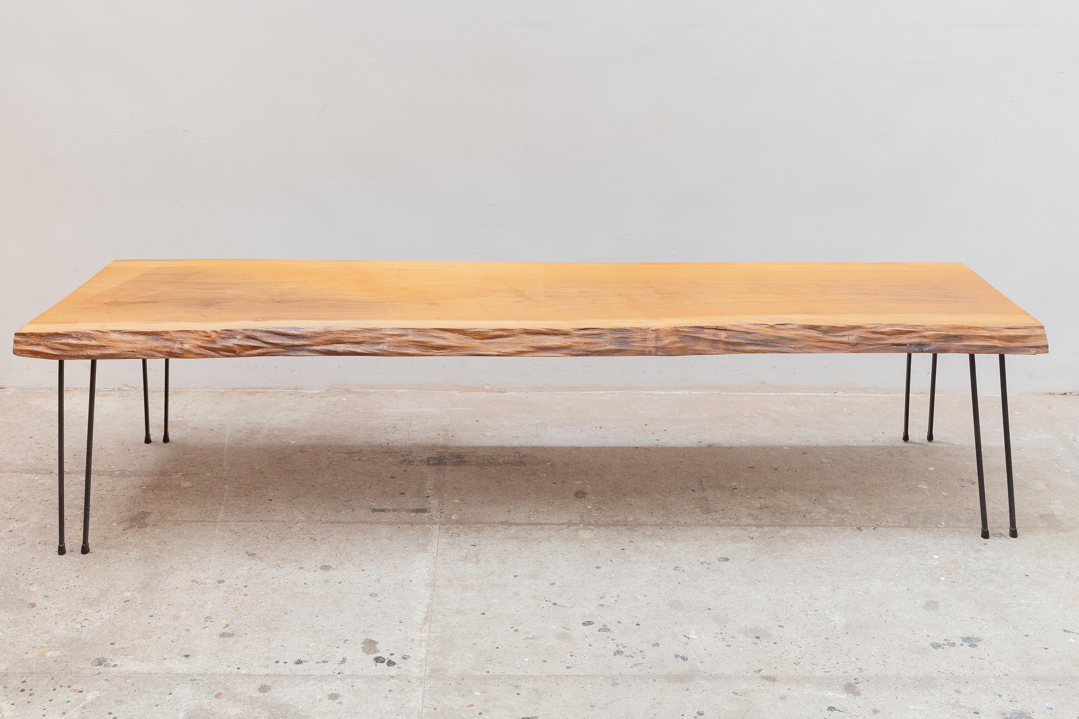 Mid-Century Modern Brutalist Coffee Table, France, circa 1960 For Sale