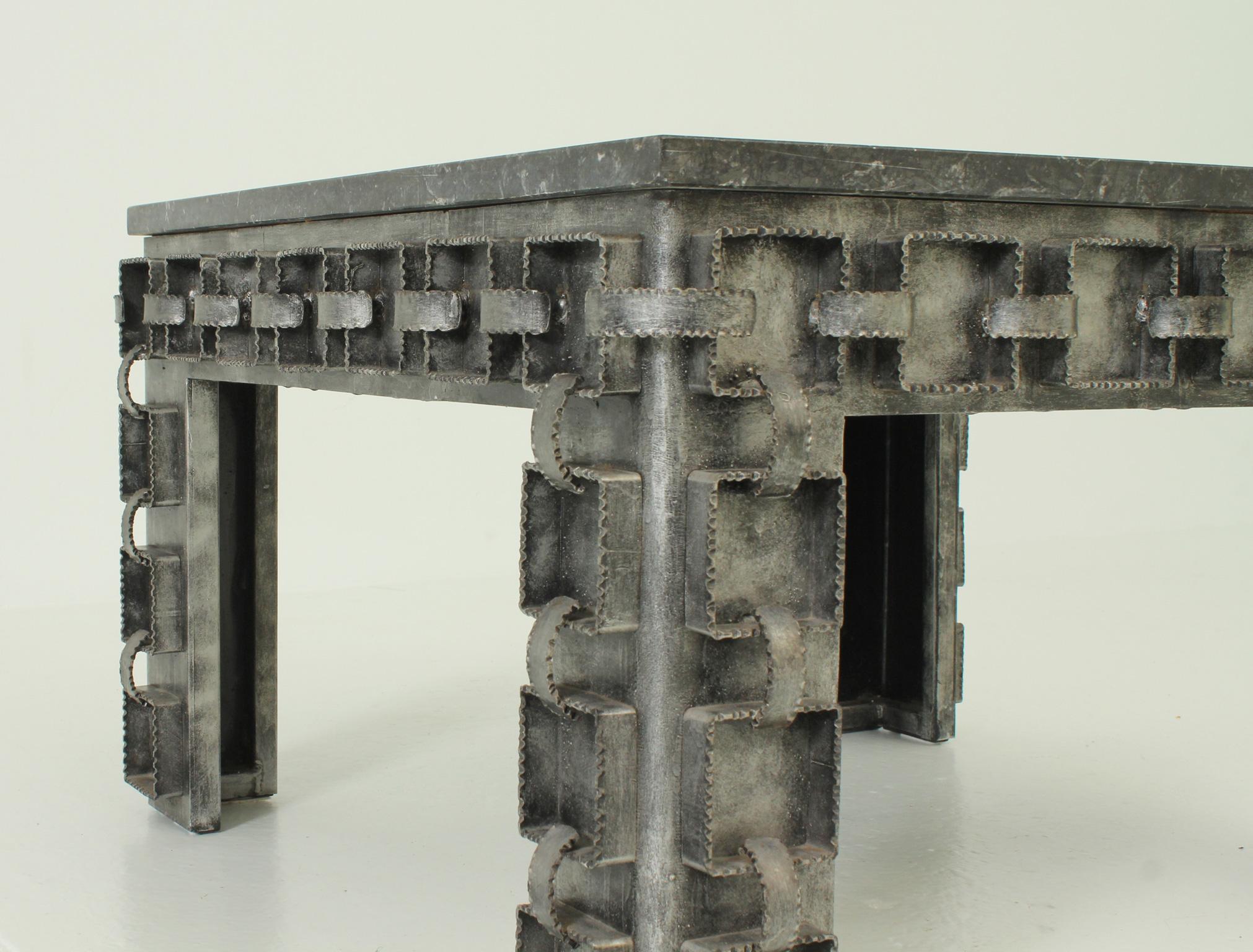Hollywood Regency Brutalist Coffee Table from 1960's, Spain For Sale