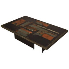 Brutalist Coffee Table from Paul Kingma, 1970s