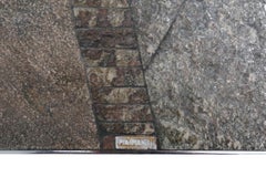 Brutalistischer Couchtisch, handgefertigt und signiert von Pia Manu, 1960er Jahre