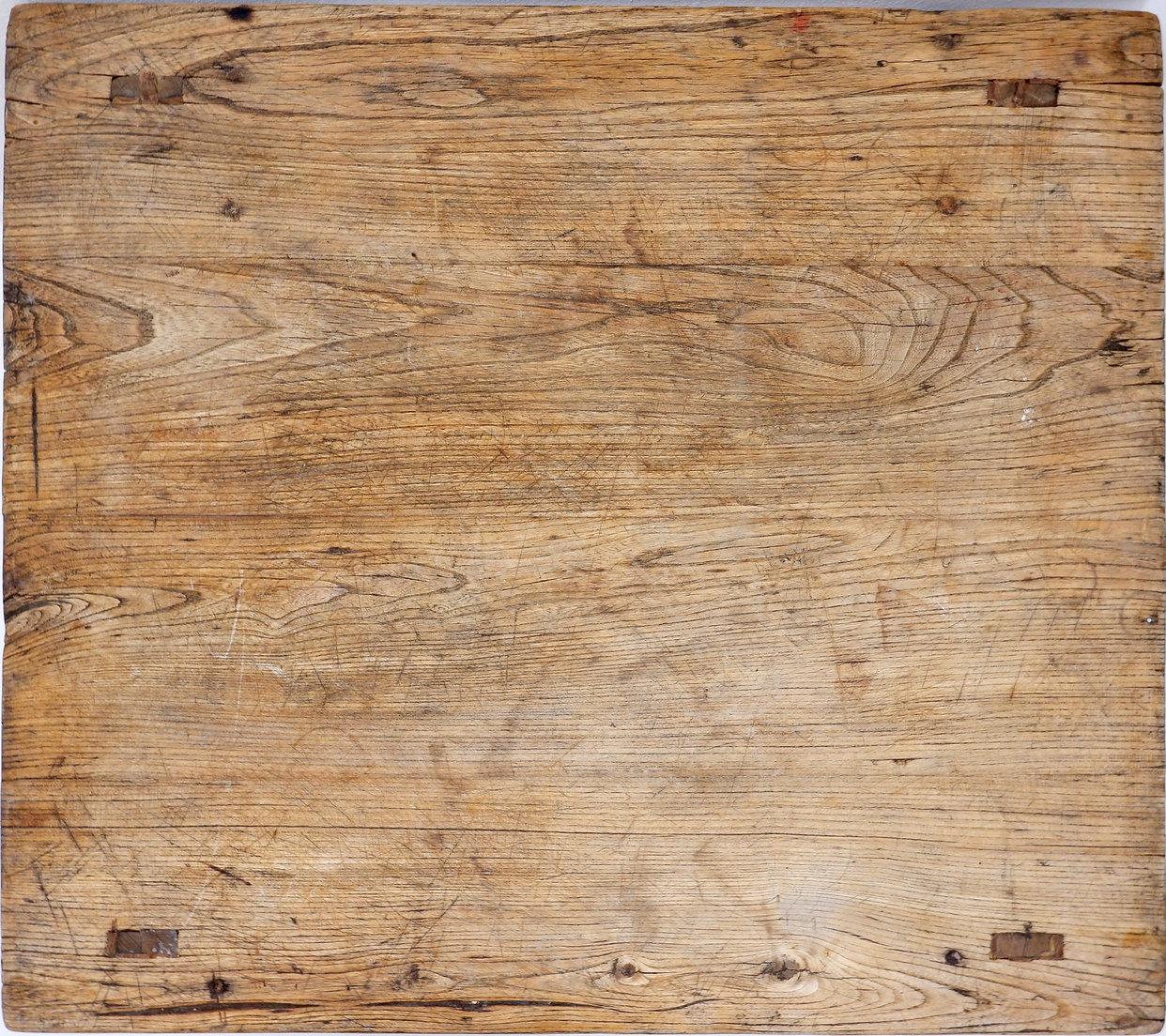 Brutalist coffee table in solid wood en vente 6