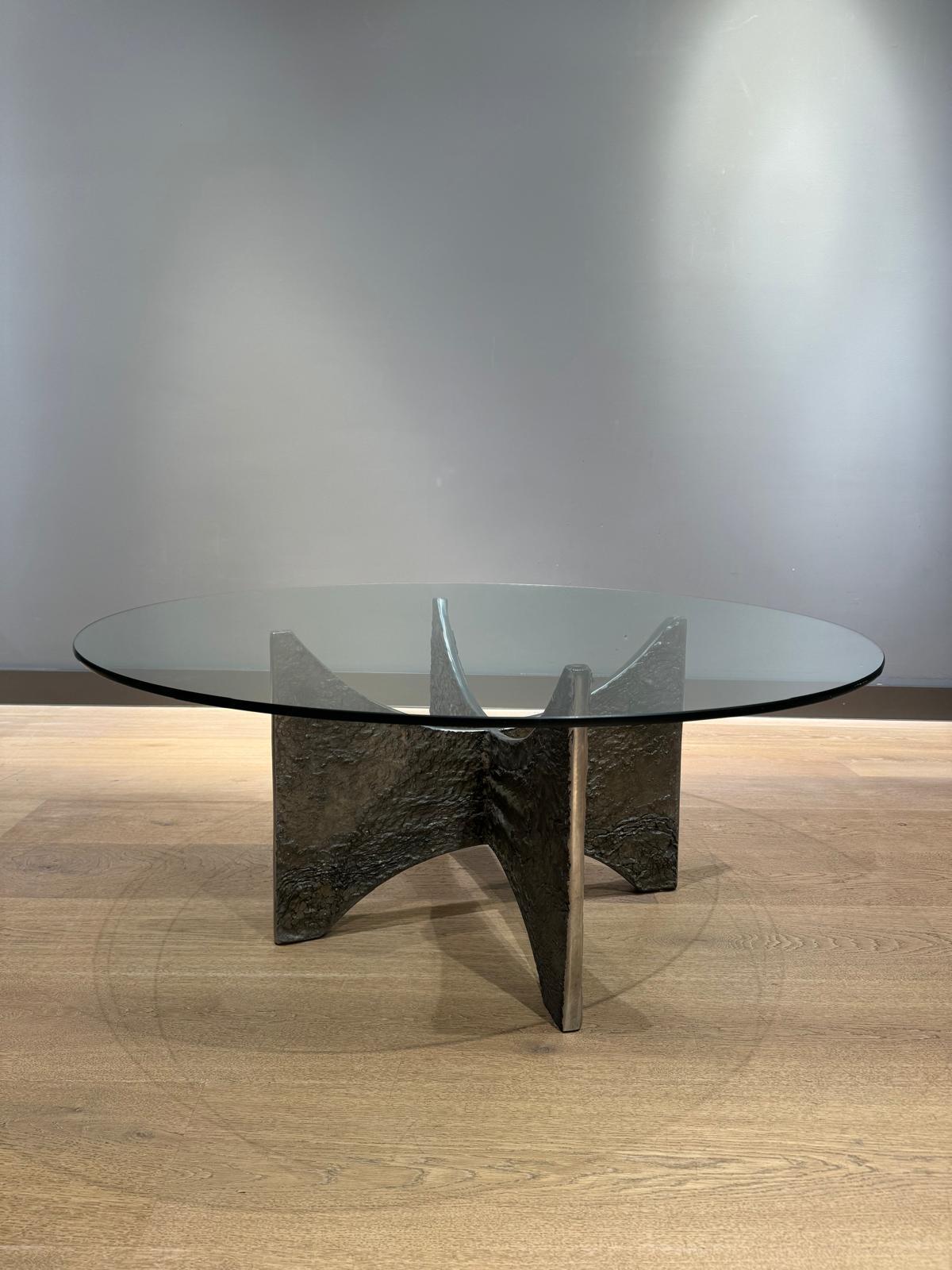 Milieu du XXe siècle Table basse brutaliste du milieu du siècle dernier en vente