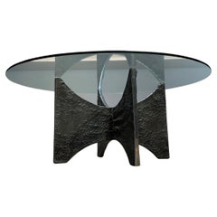Brutalist coffee table mid century