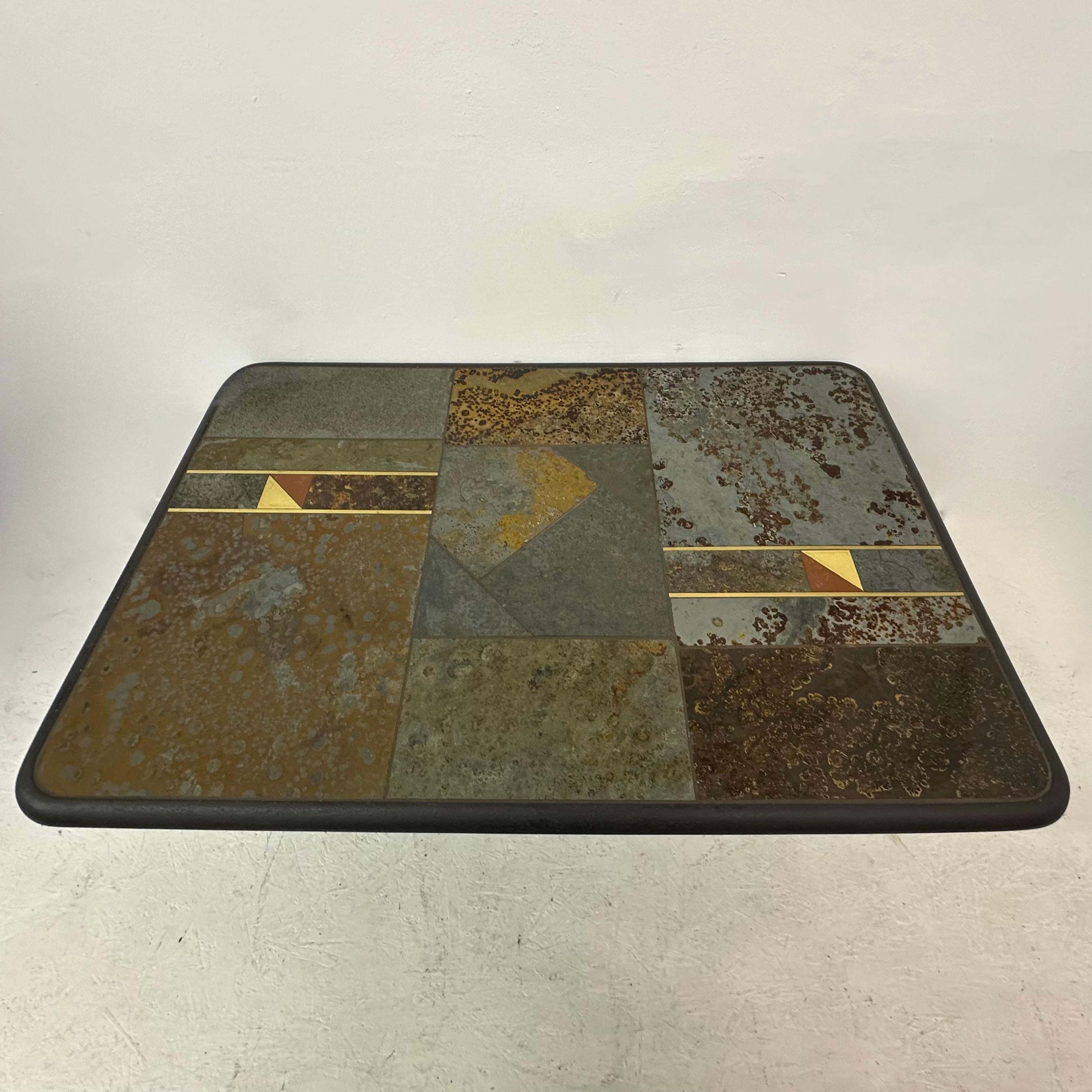 Brutalist coffee table natural stone , 1970’s For Sale 6